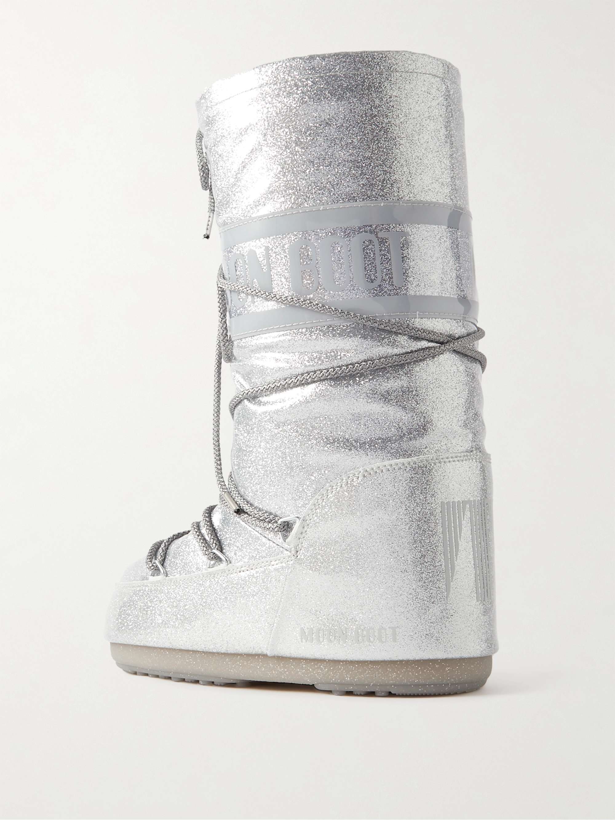 MOON BOOT Icon shell and faux leather snow boots