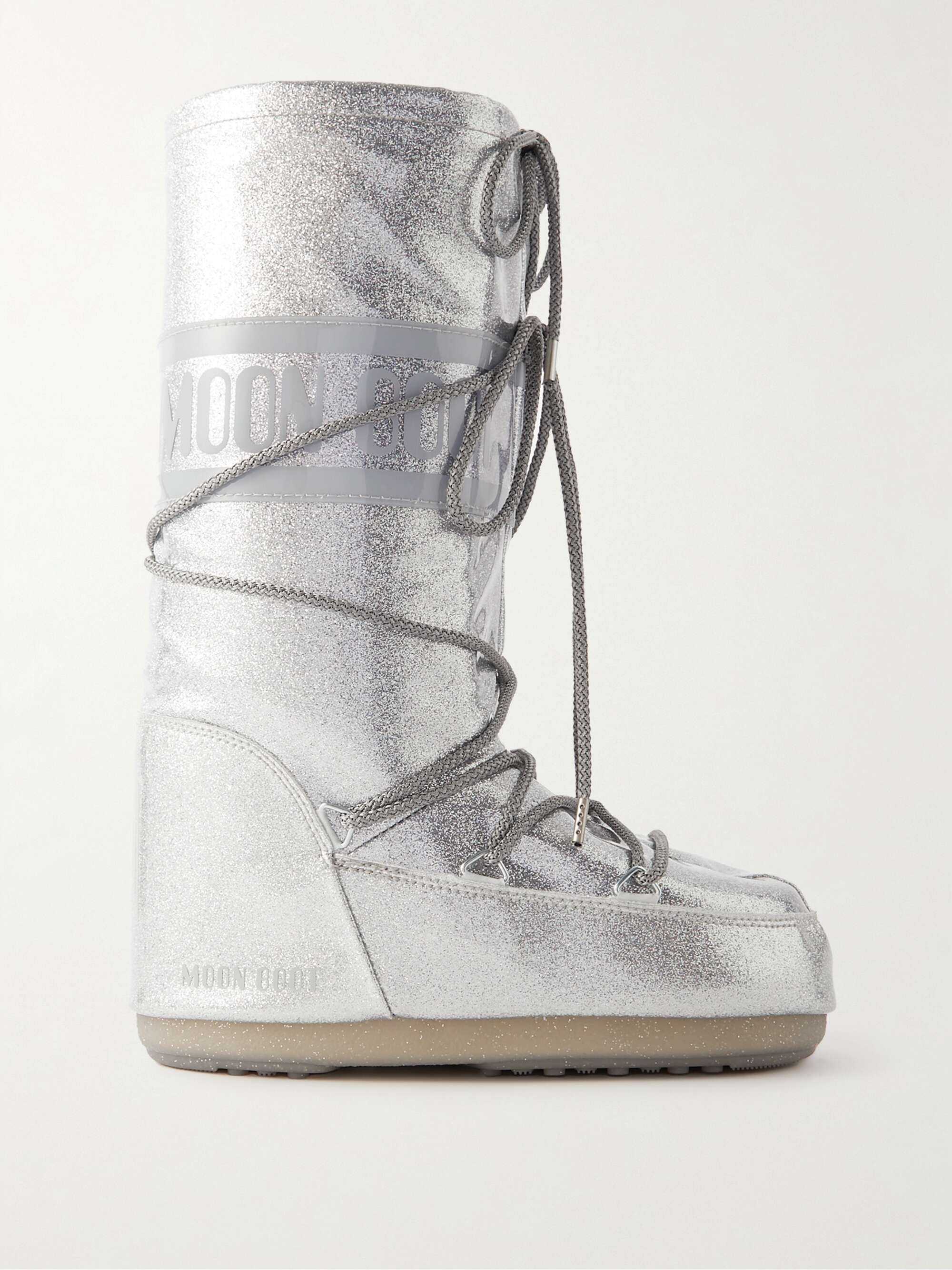 MOON BOOT Icon shell and faux leather snow boots