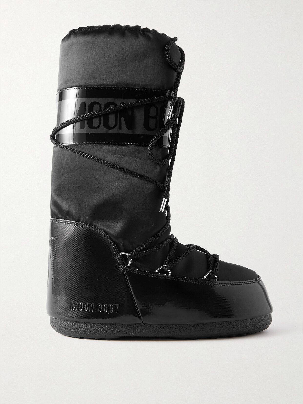 Moon Boot - Icon Glance Shell And Pvc Snow Boots - Black