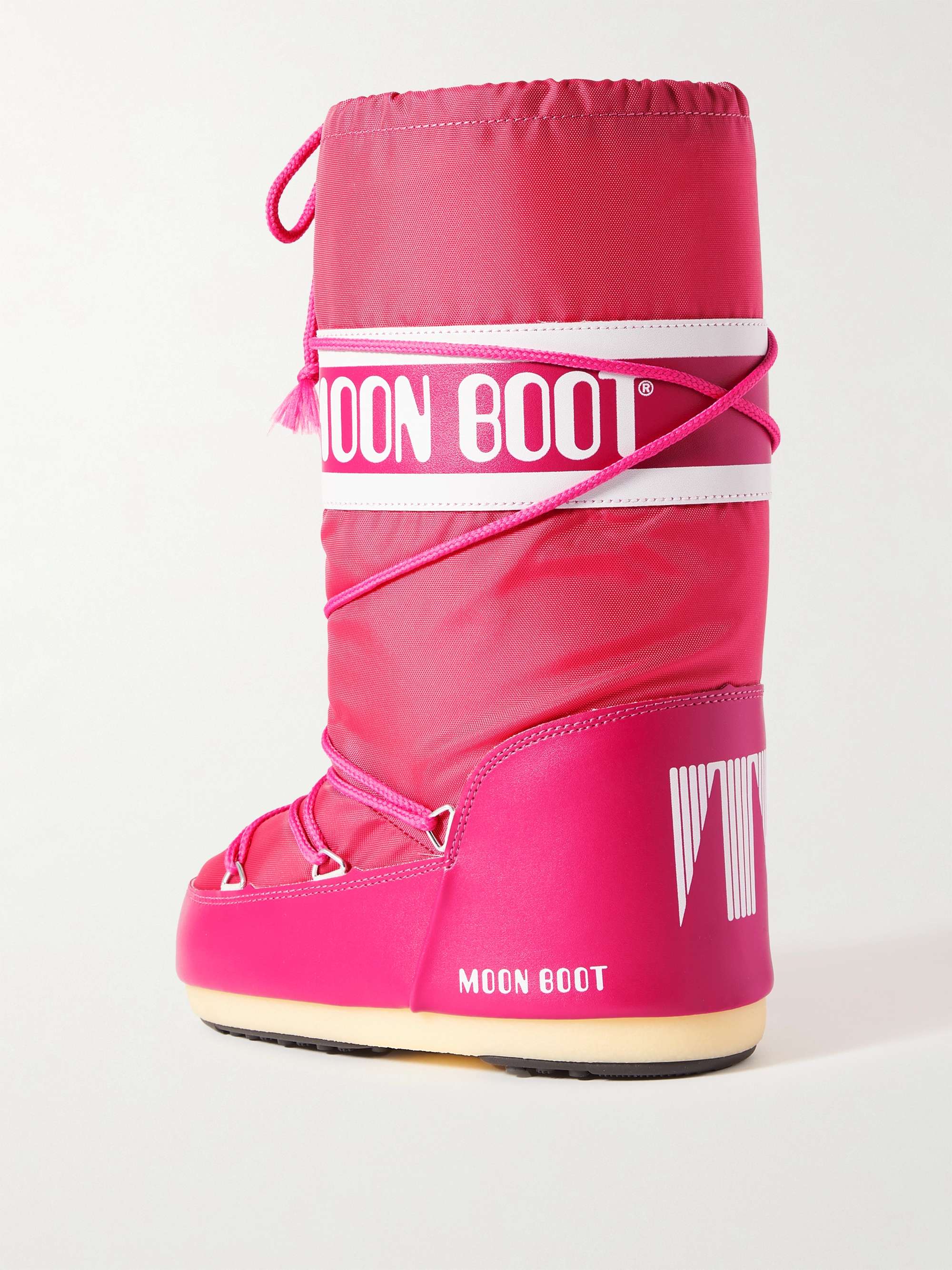 MOON BOOT Icon shell and faux leather snow boots