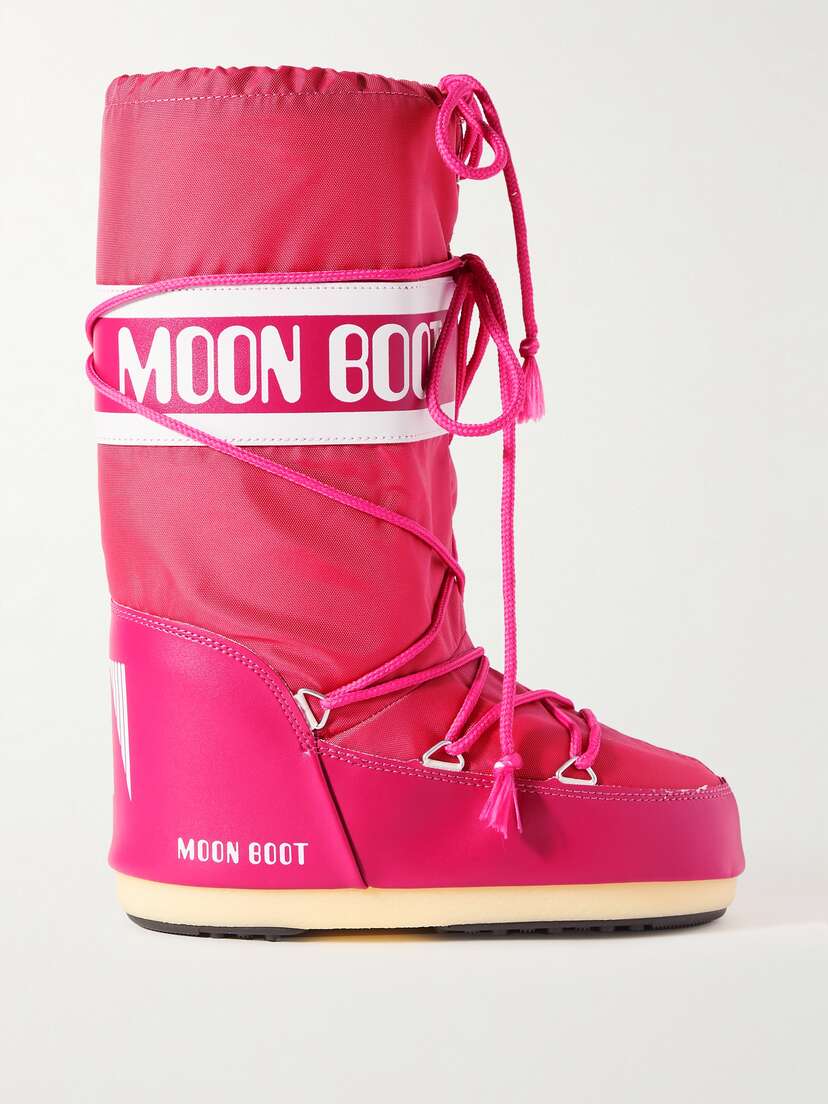 Moon Boot Icon Shell And Faux Leather Snow Boots - EU 39/41