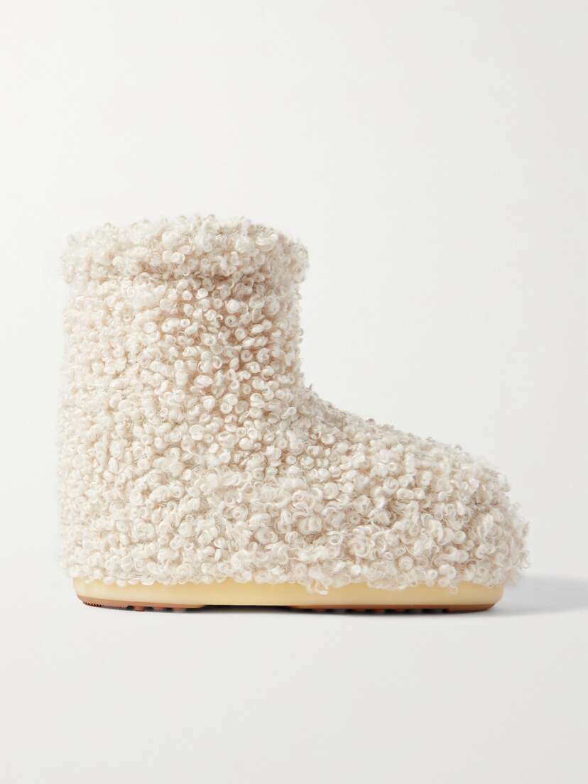 Moon Boot Icon Low Faux Shearling Snow Boots
