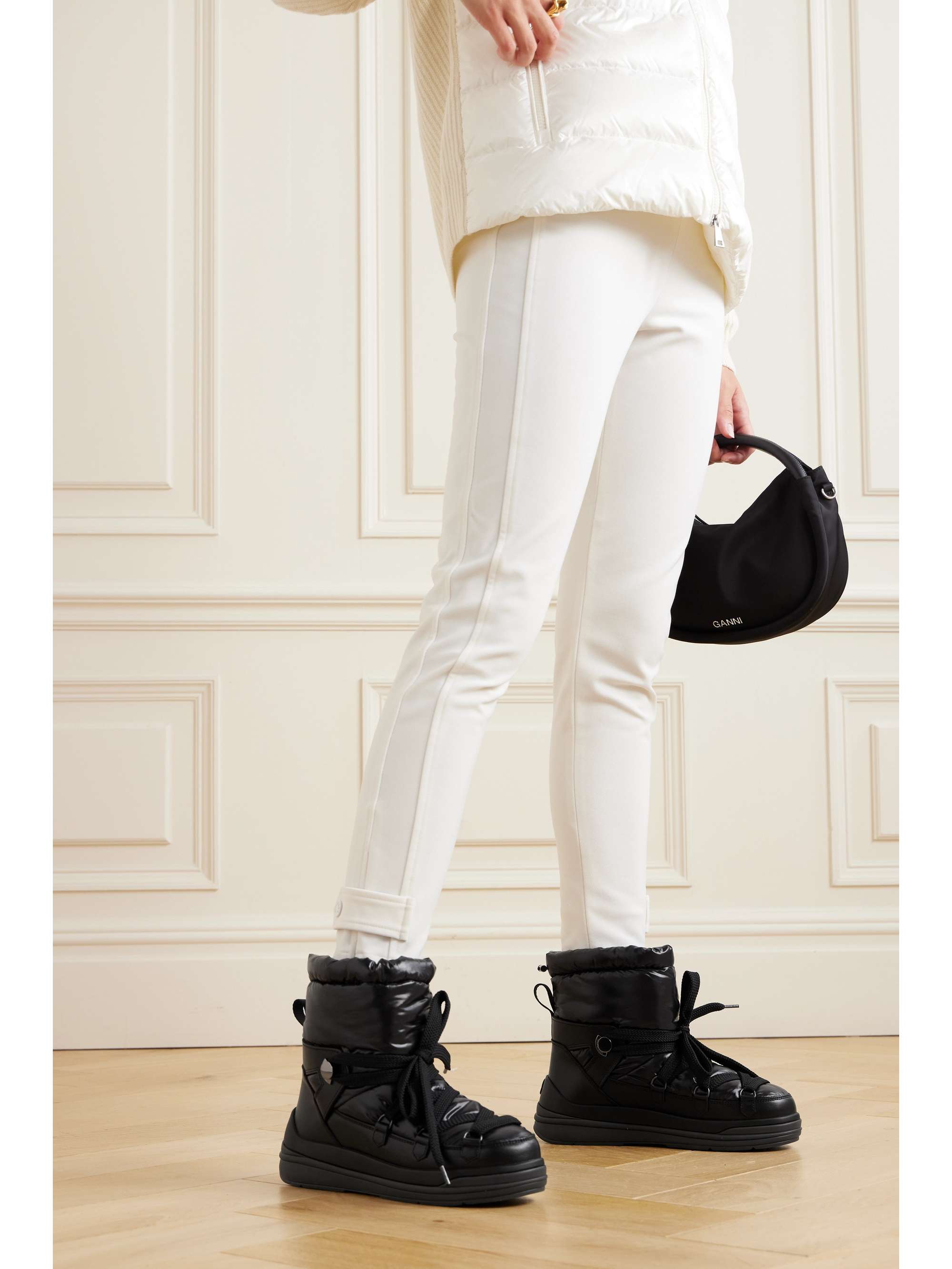 MONCLER Insolux leather-trimmed shell snow boots | NET-A-PORTER