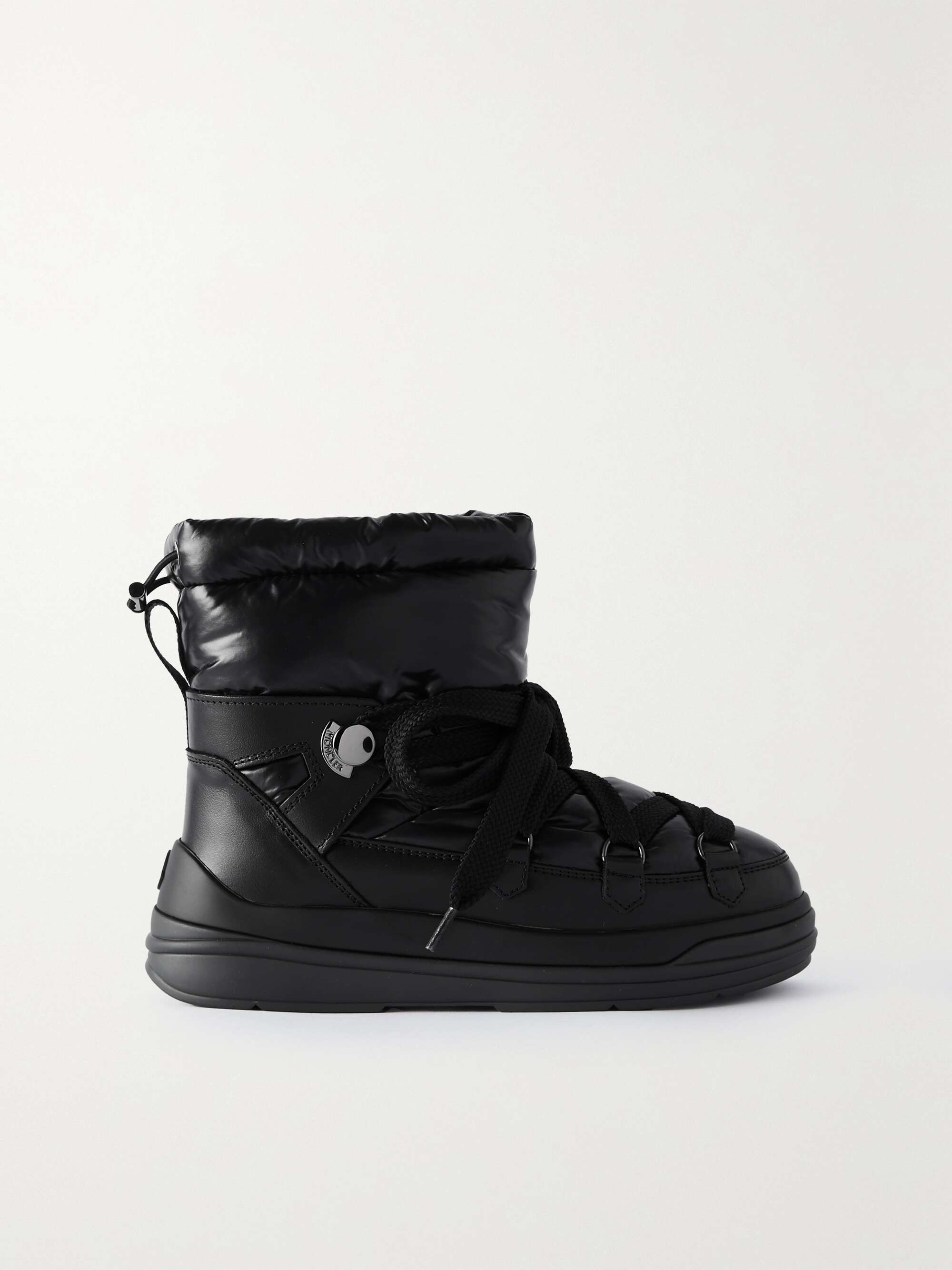 MONCLER Insolux leather-trimmed shell snow boots | NET-A-PORTER