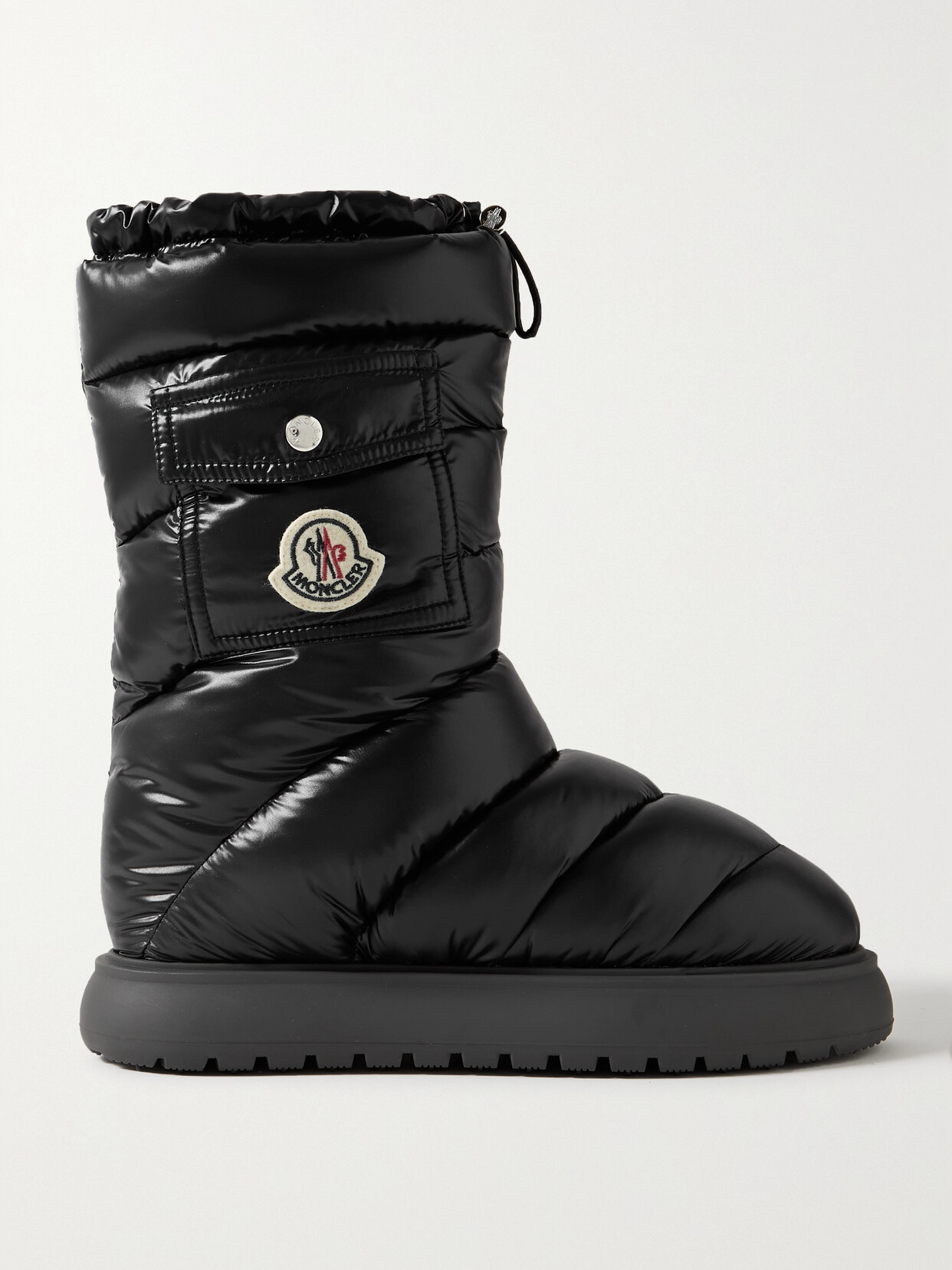 Moncler - Gaia Quilted Shell Boots - Black