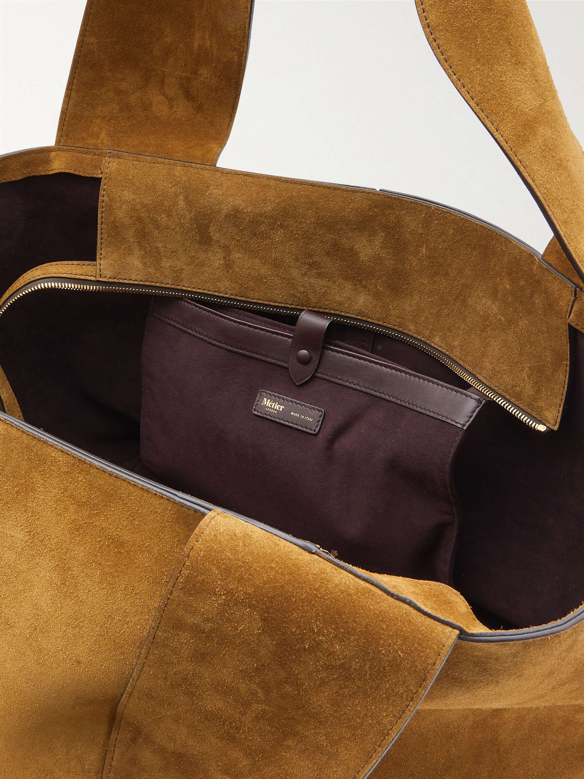 MÉTIER Market Weekend suede tote