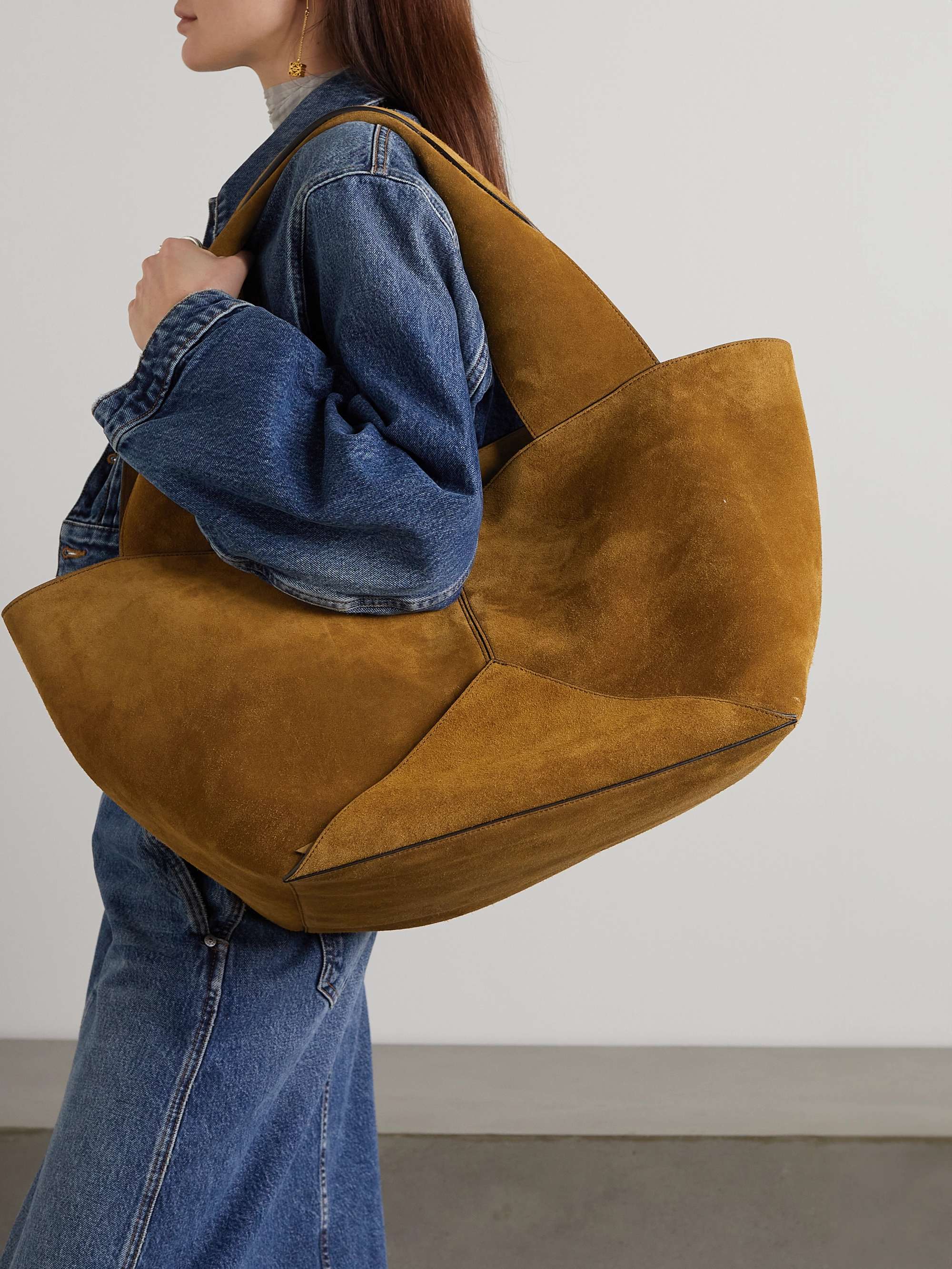 MÉTIER Market Weekend suede tote