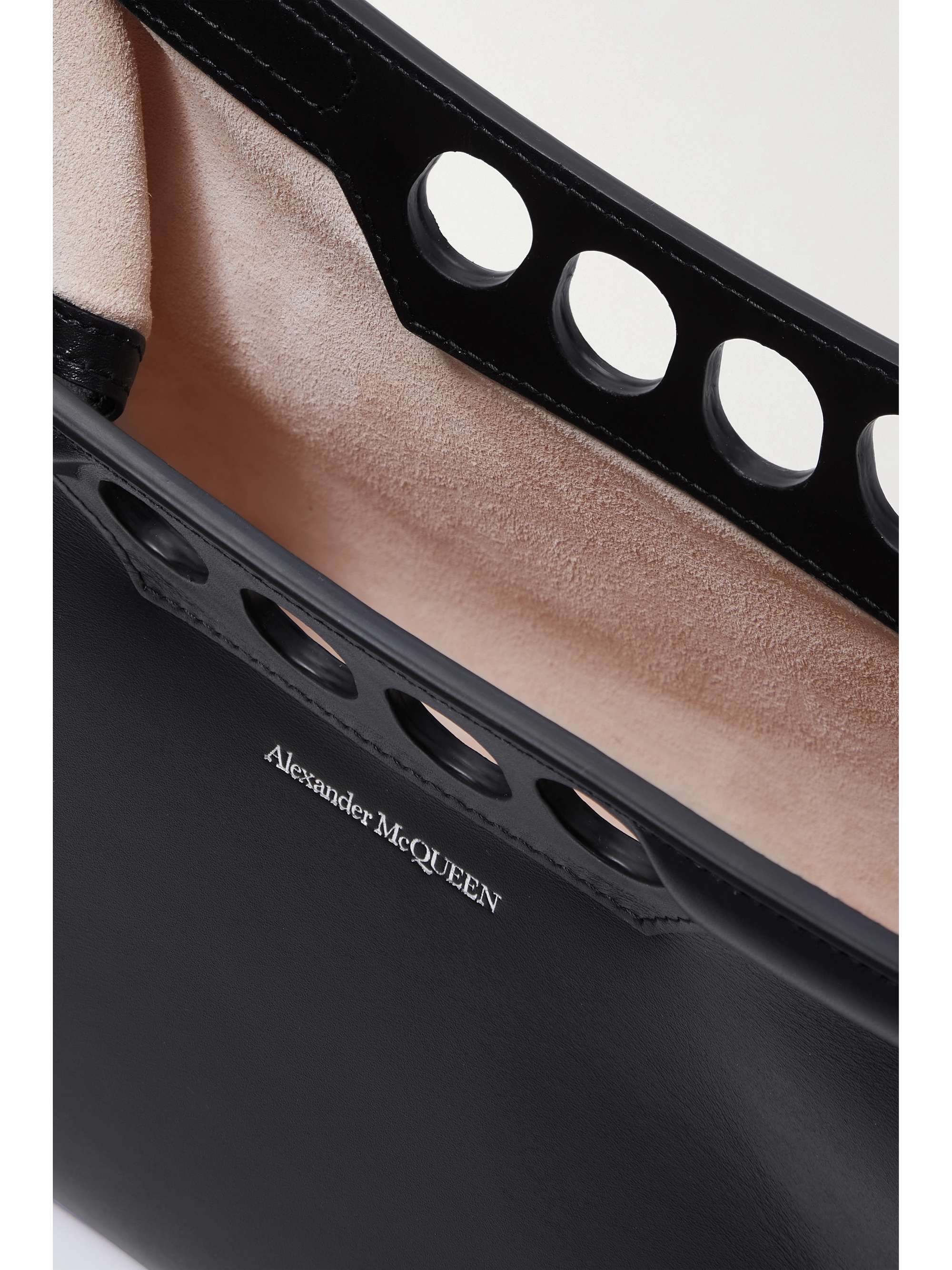 MCQUEEN The Peak cutout leather shoulder bag