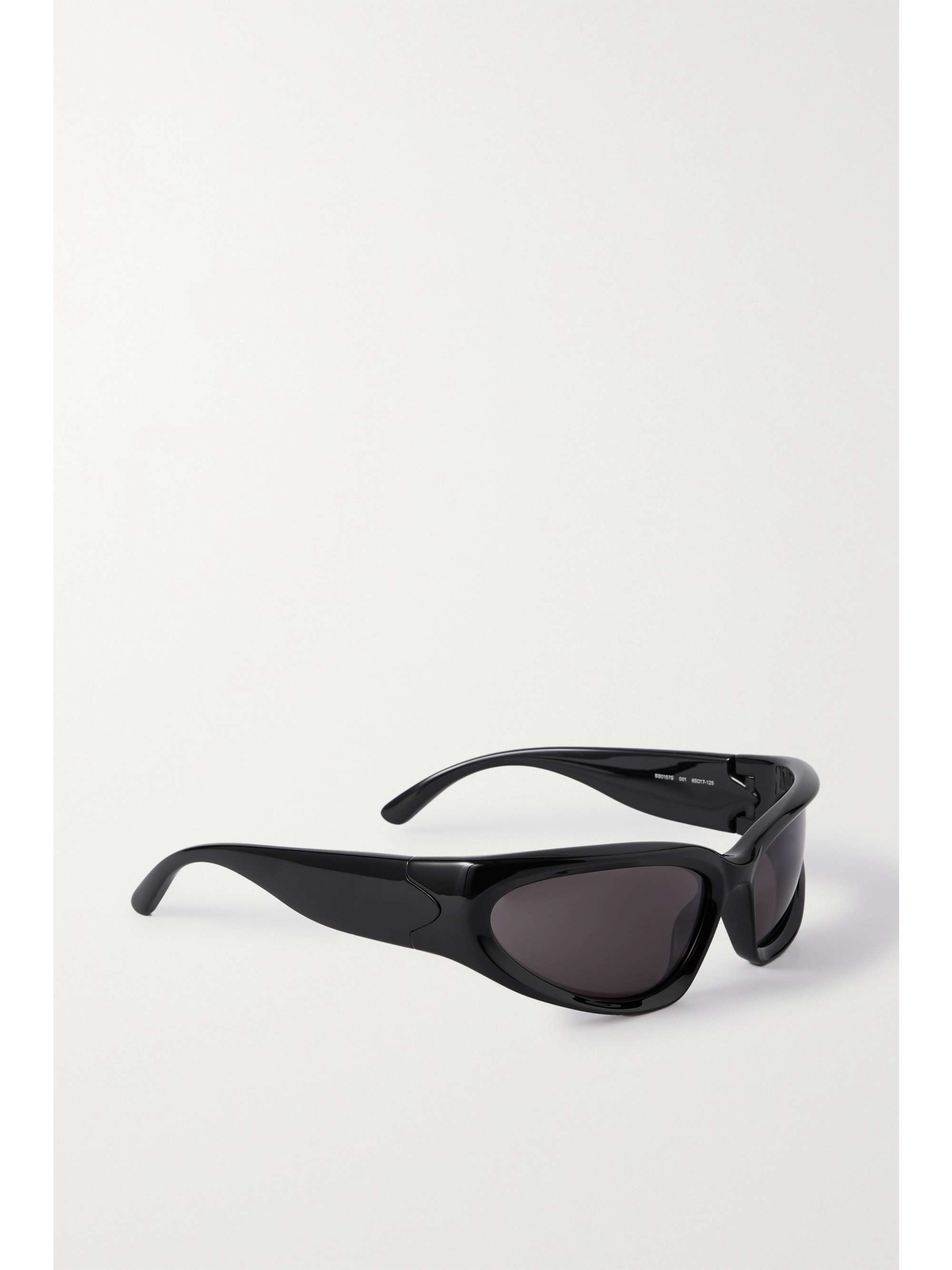 BALENCIAGA EYEWEAR Swift ovalframe acetate sunglasses NETAPORTER