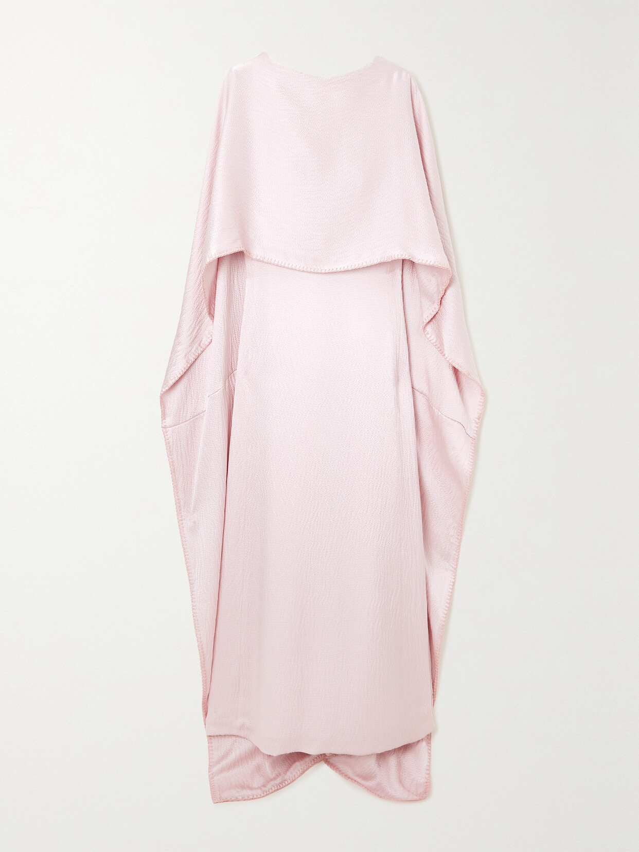 Shop Gabriela Hearst Hunter Silk-crepon Maxi Dress In Pink