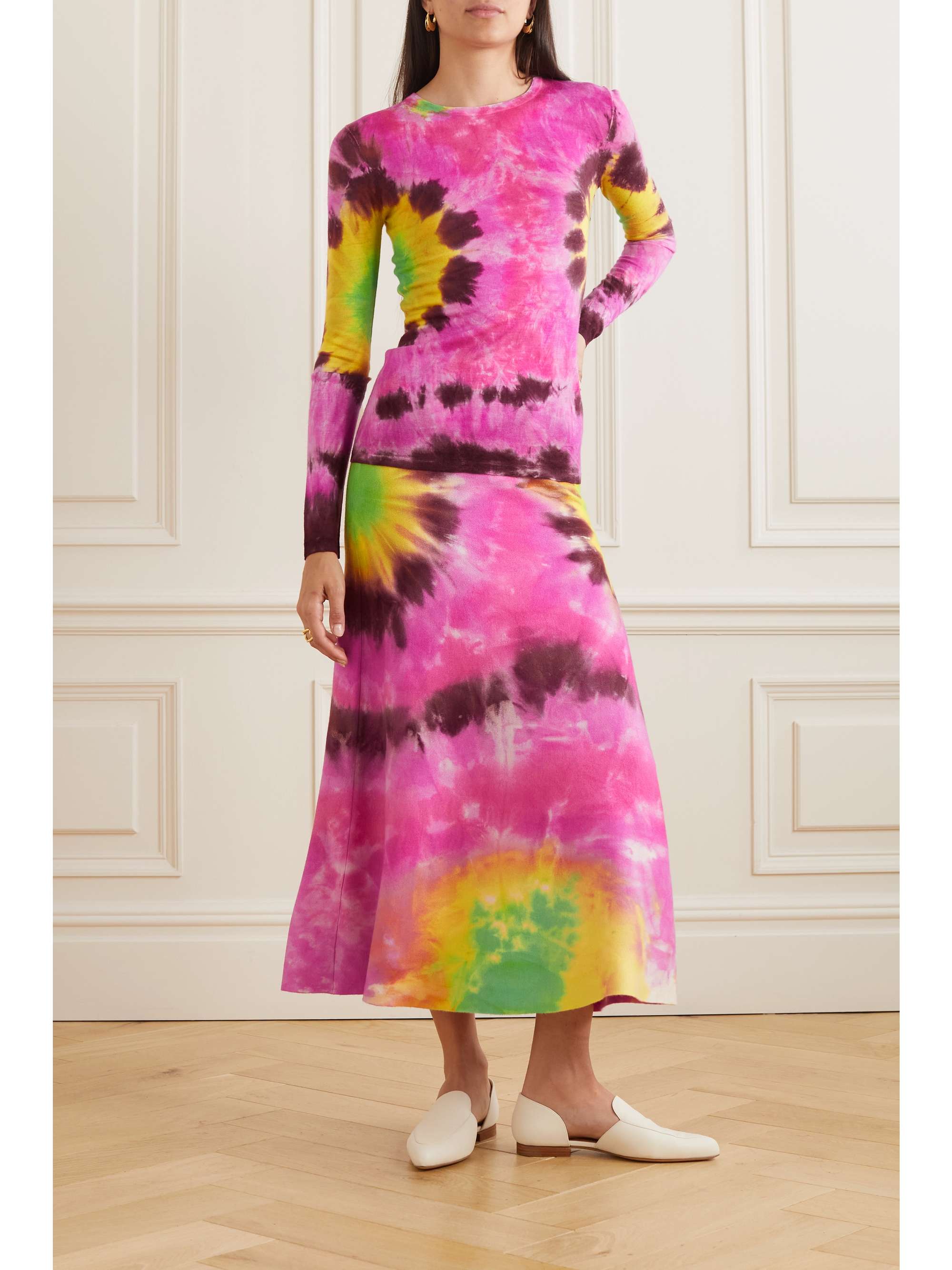 GABRIELA HEARST Miller tie-dyed cashmere sweater | NET-A-PORTER