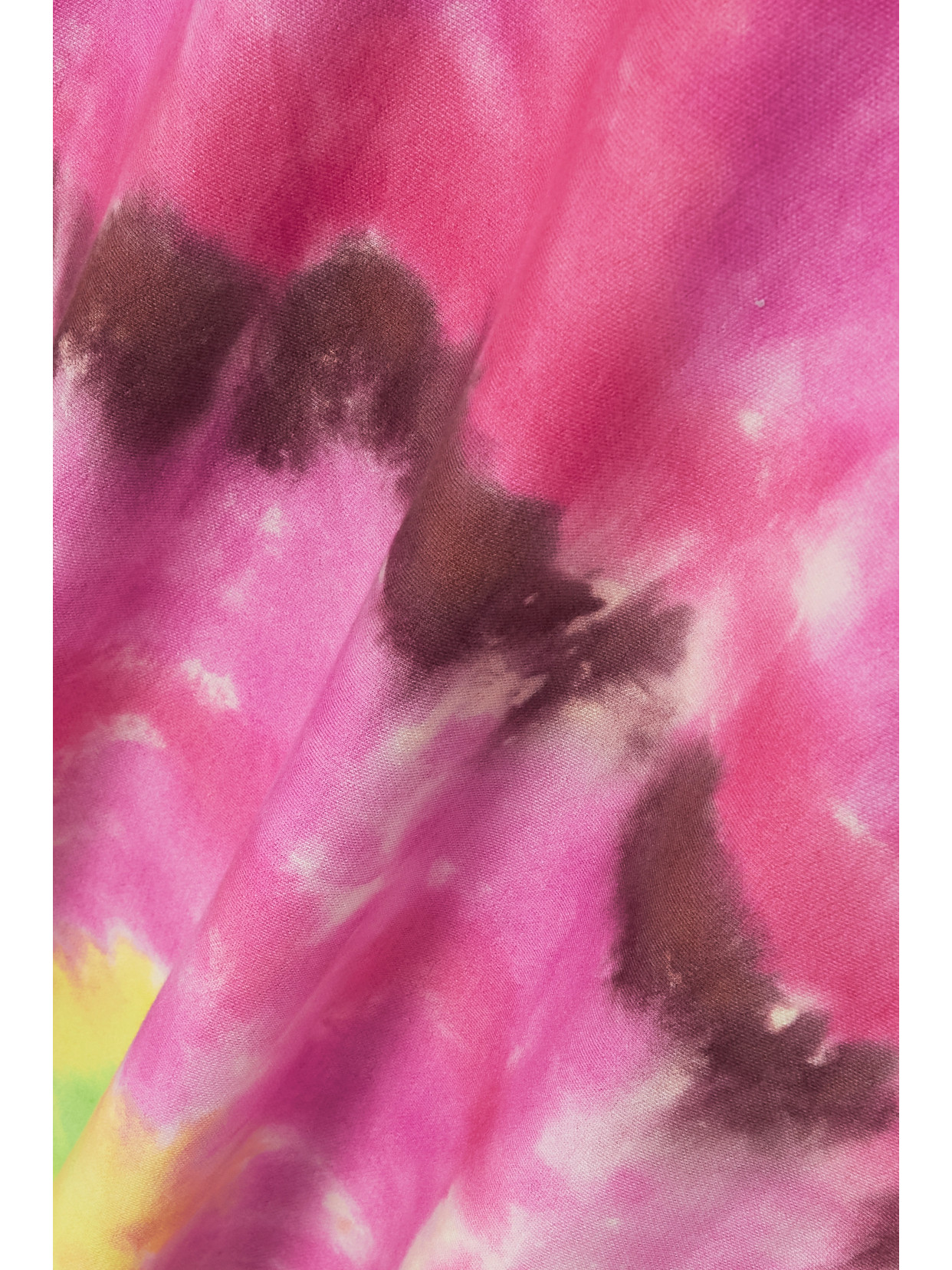 Olive Tie-Dyed Cashmere Midi