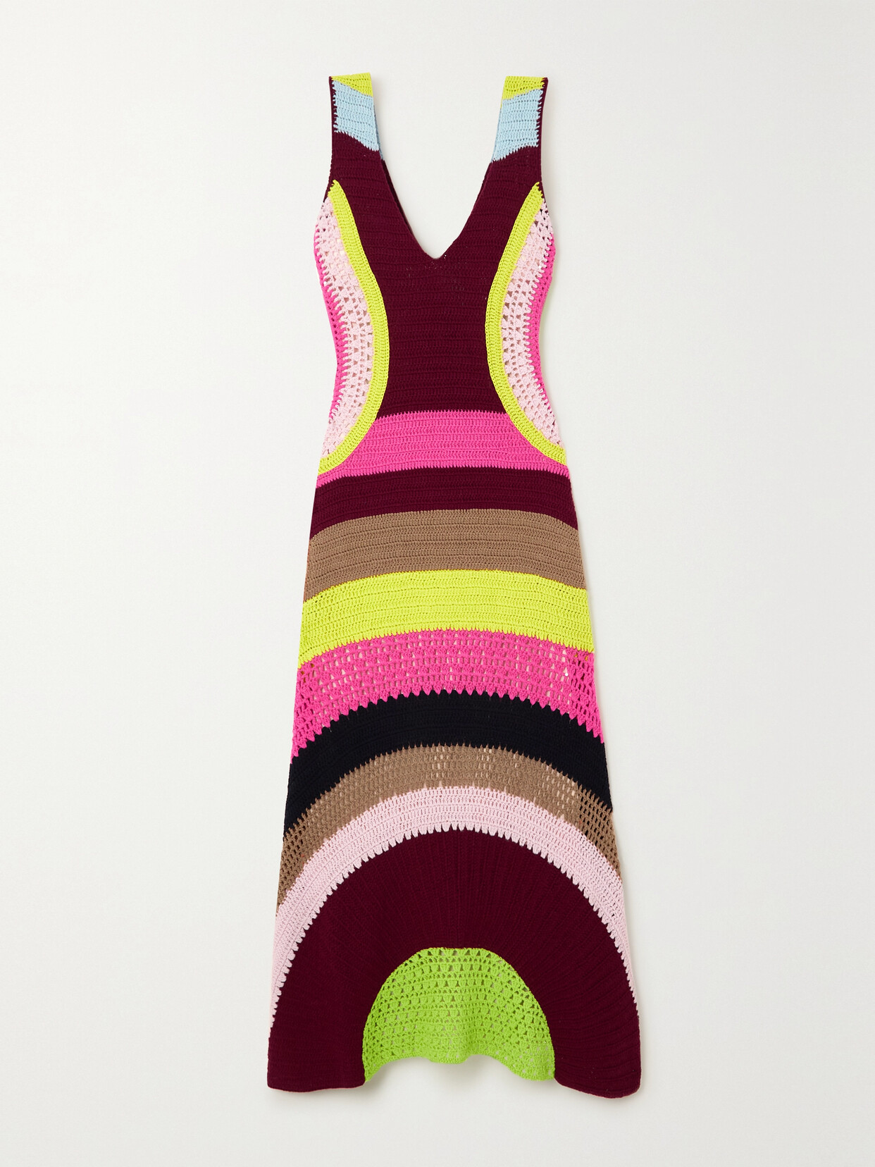 Gabriela Hearst - Ocon Striped Wool And Cashmere-blend Maxi Dress - Multi