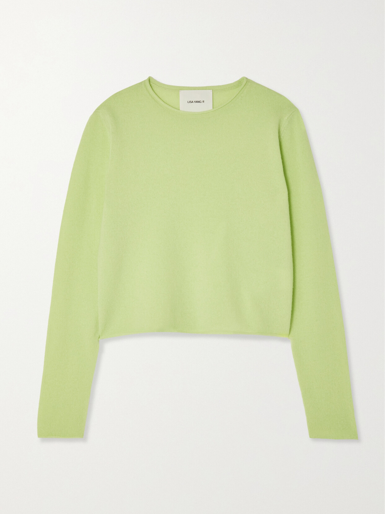 LISA YANG Ida Cropped Cashmere Sweater