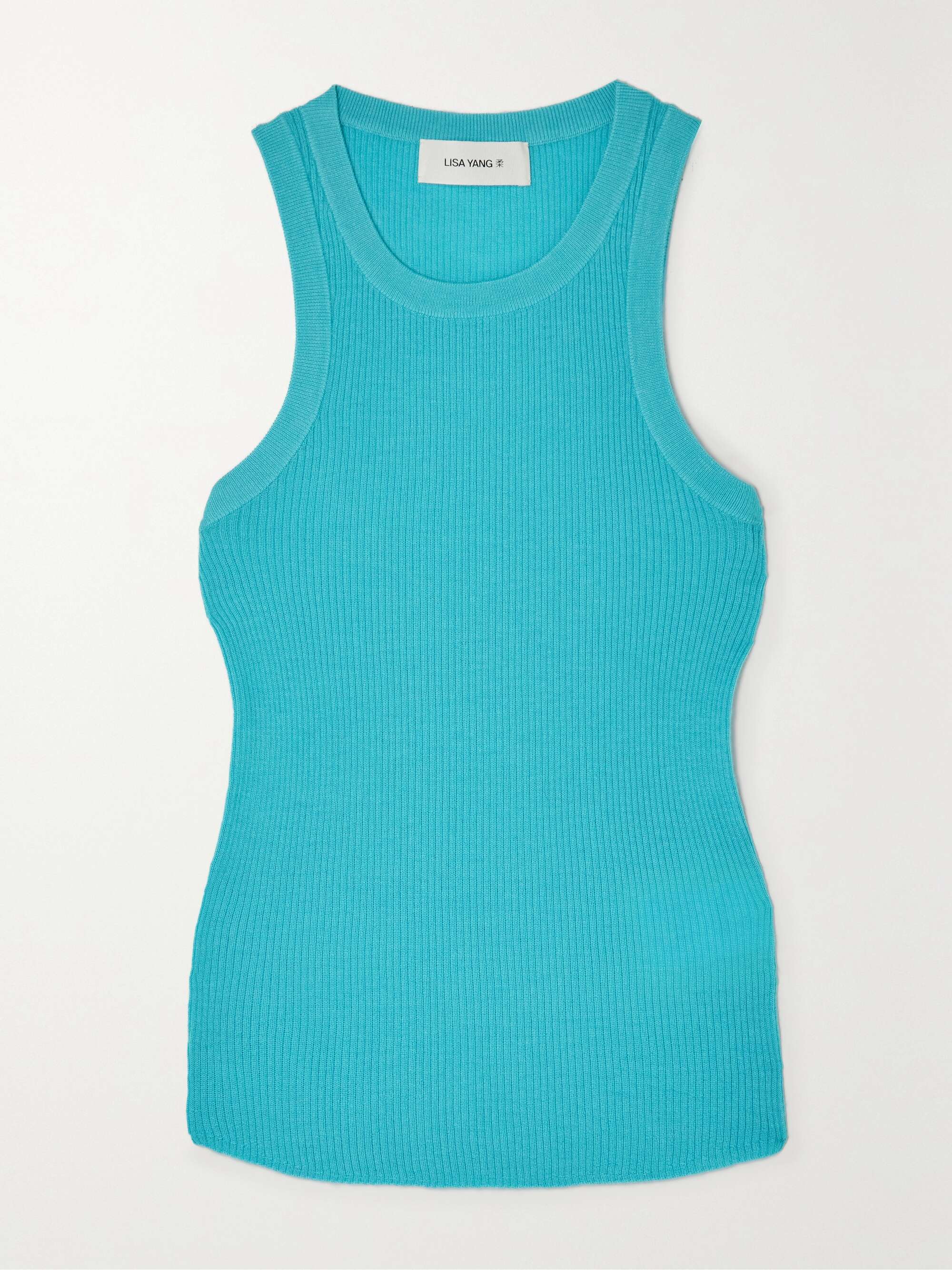 LISA YANG Addison ribbed cashmere tank