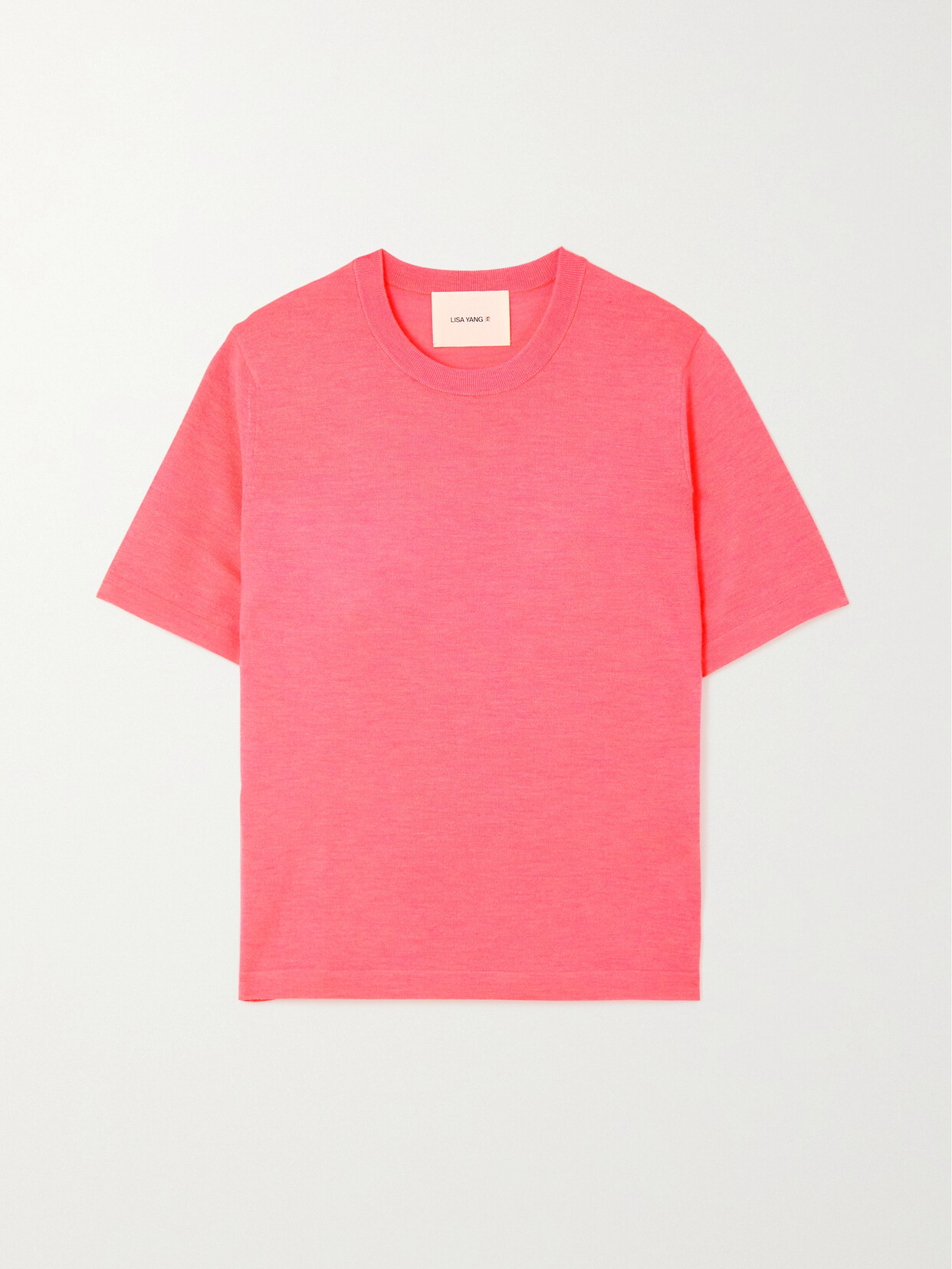 Lisa Yang Kids' Julia Cashmere T-shirt In Pink