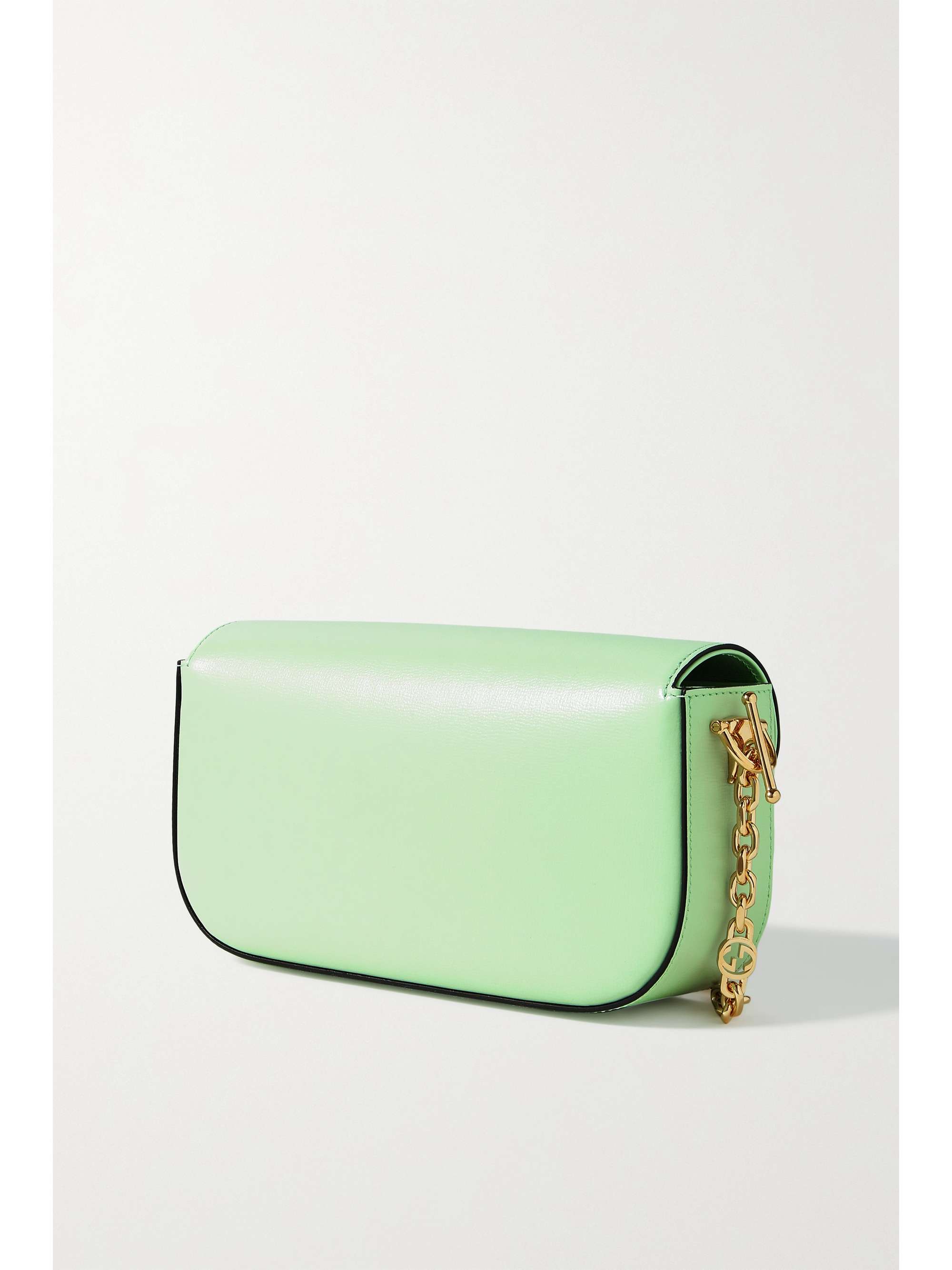 GUCCI Horsebit 1955 embellished leather shoulder bag NETAPORTER