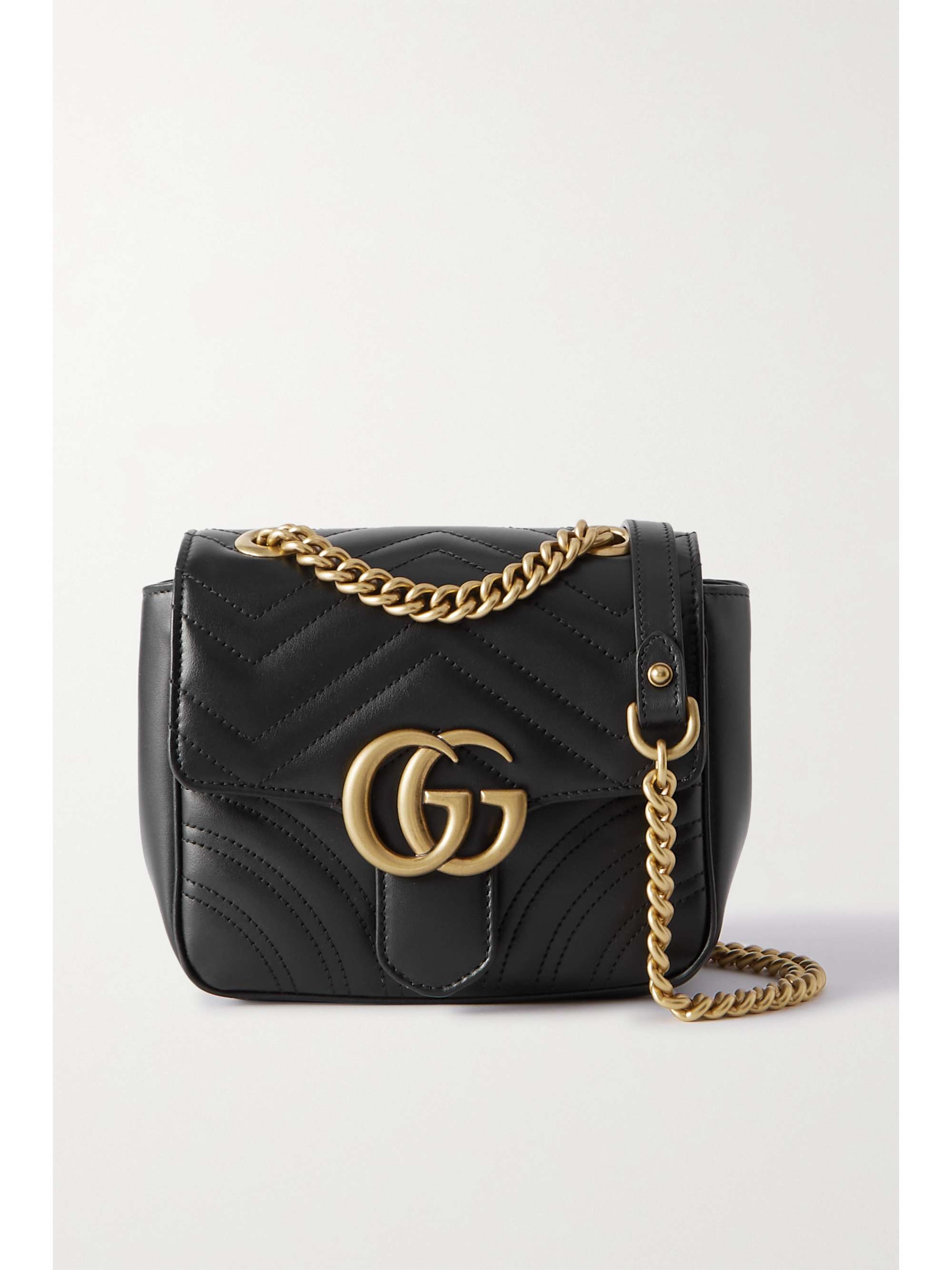 GG Marmont small matelassé-leather shoulder bag | Gucci