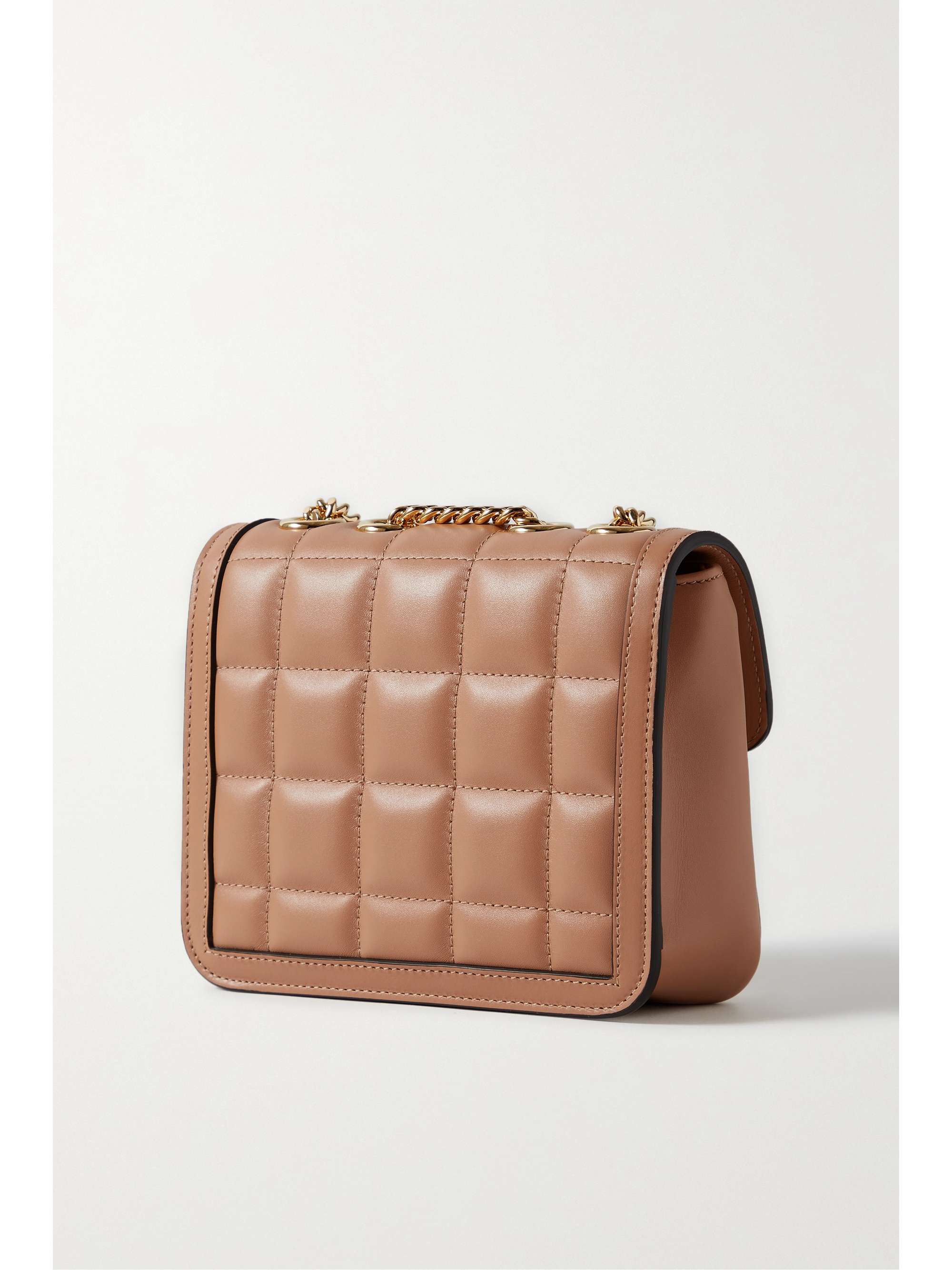 GUCCI Deco small embellished quilted leather shoulder bag NETAPORTER