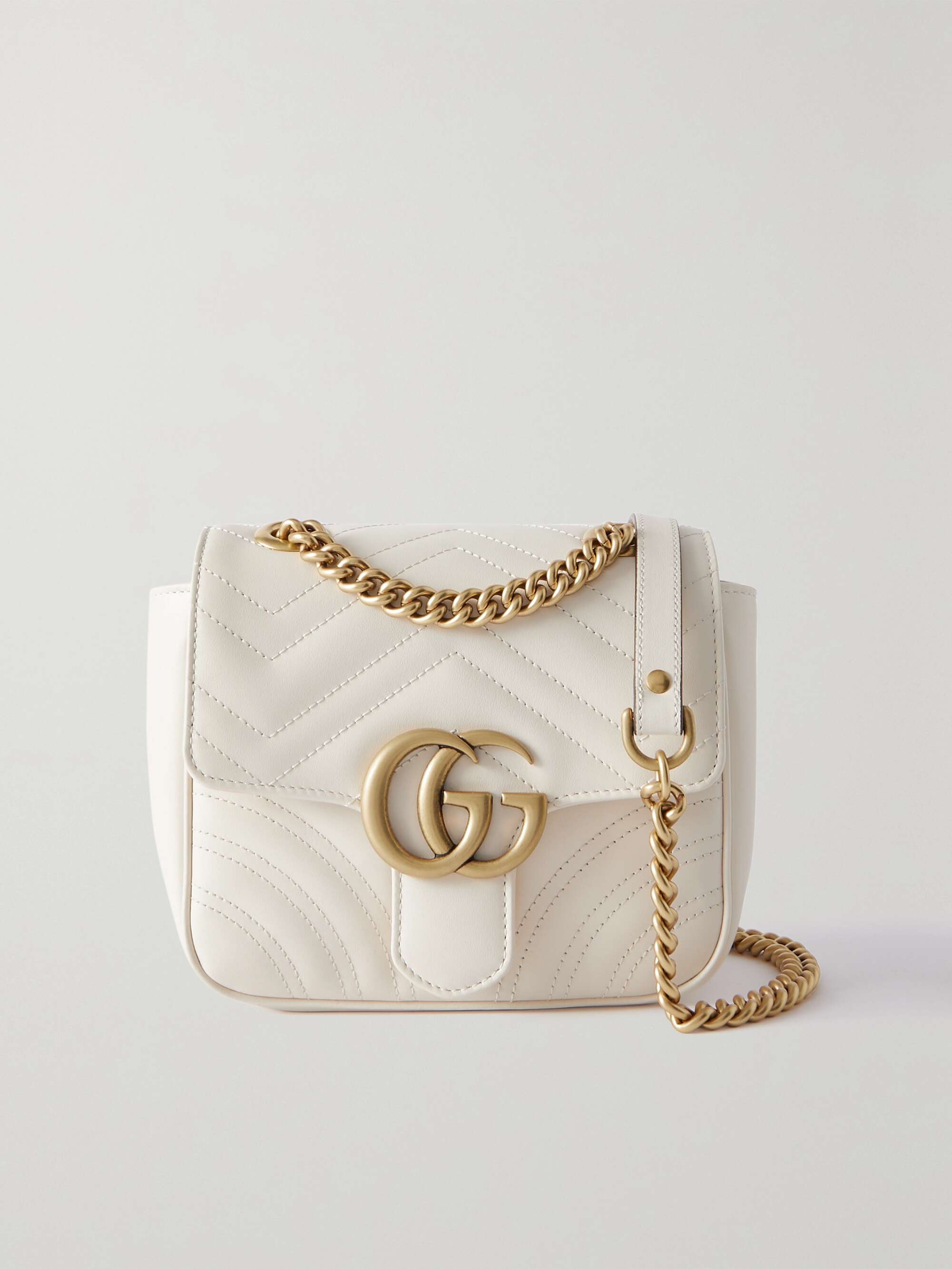 Gucci GG Marmont Mini Bag in White