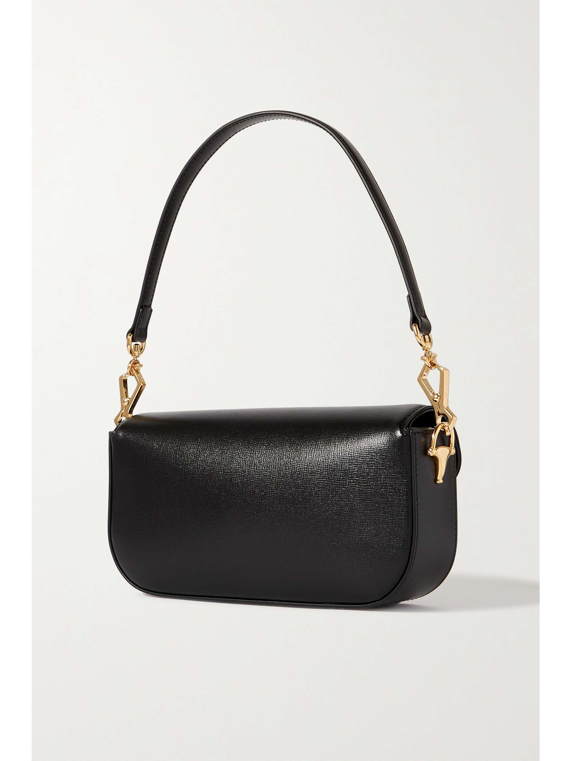 GUCCI Horsebit 1955 embellished leather shoulder bag