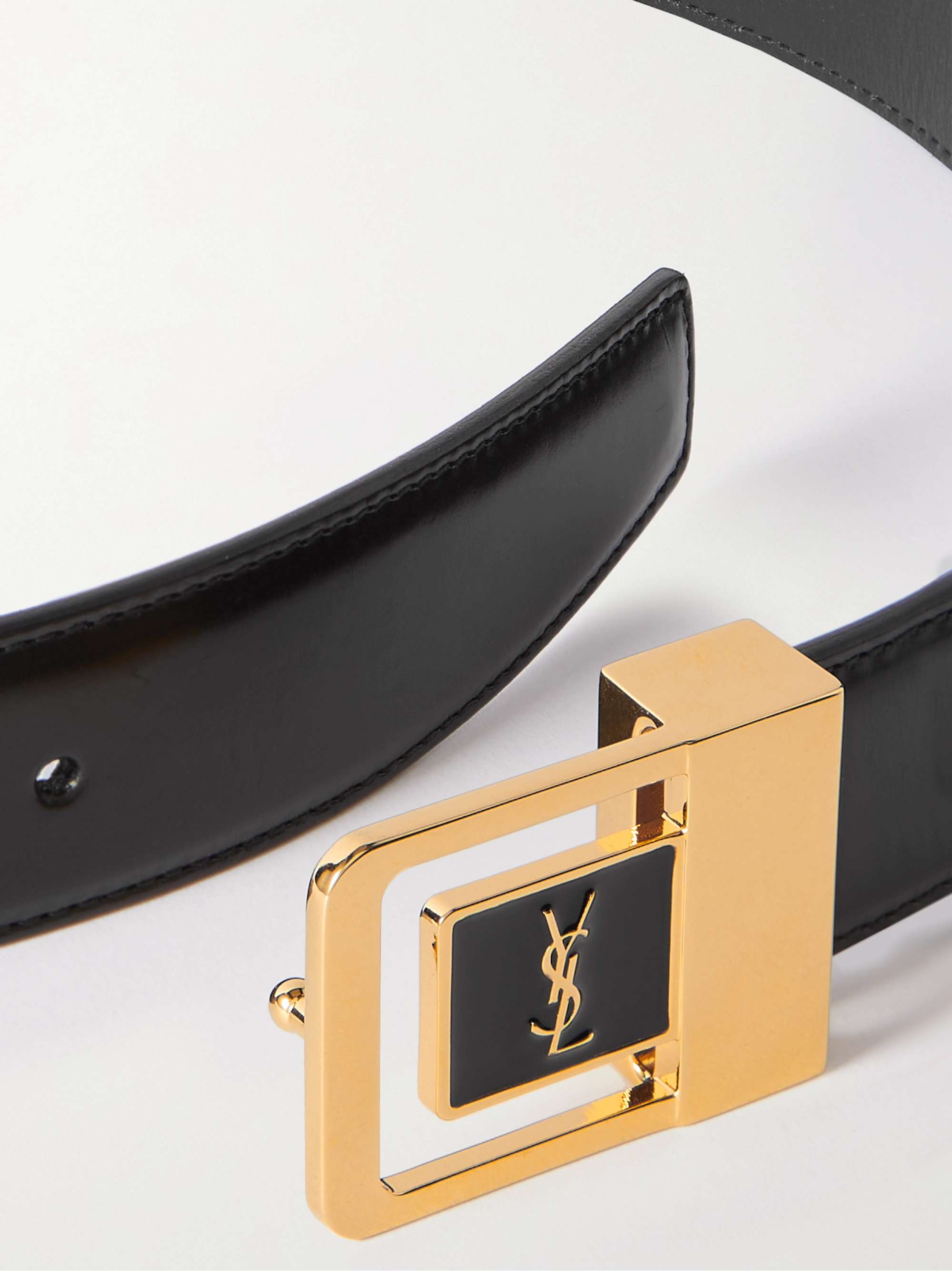 SAINT LAURENT Leather belt | NET-A-PORTER SAINT LAURENT Leather belt | NET-A-PORTER