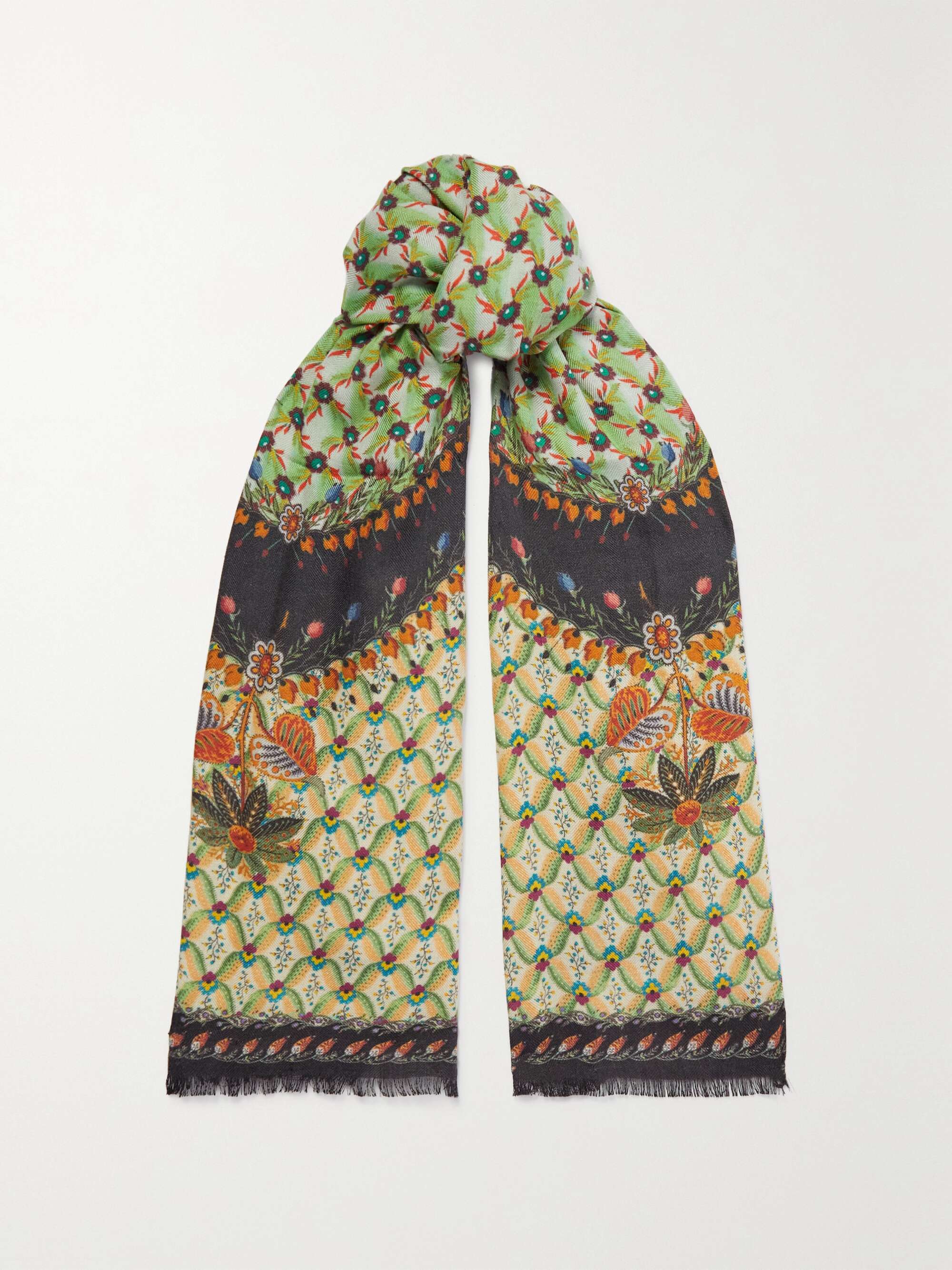 Etro Women's Paisley-Print Silk-twill Scarf