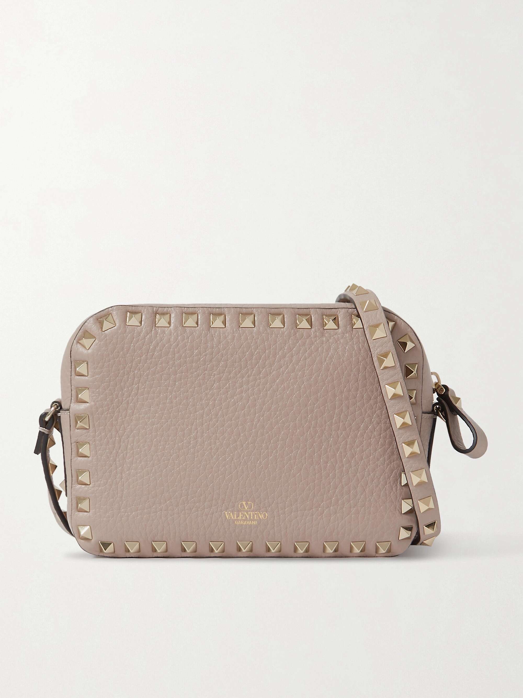 Valentino Garavani Small Rockstud Crossbody Bag - Neutrals