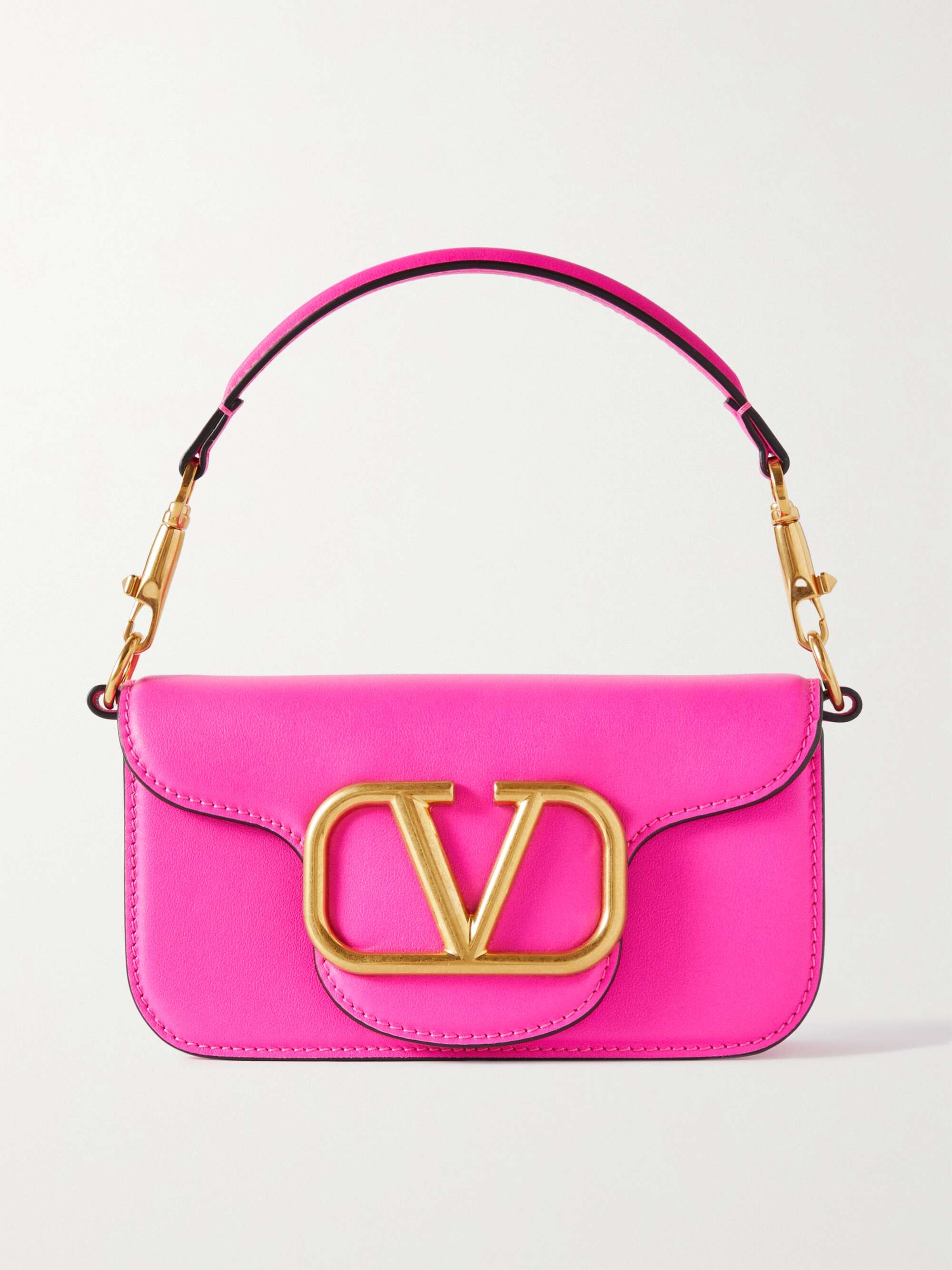 VALENTINO GARAVANI VLOGO leather shoulder bag | NET-A-PORTER