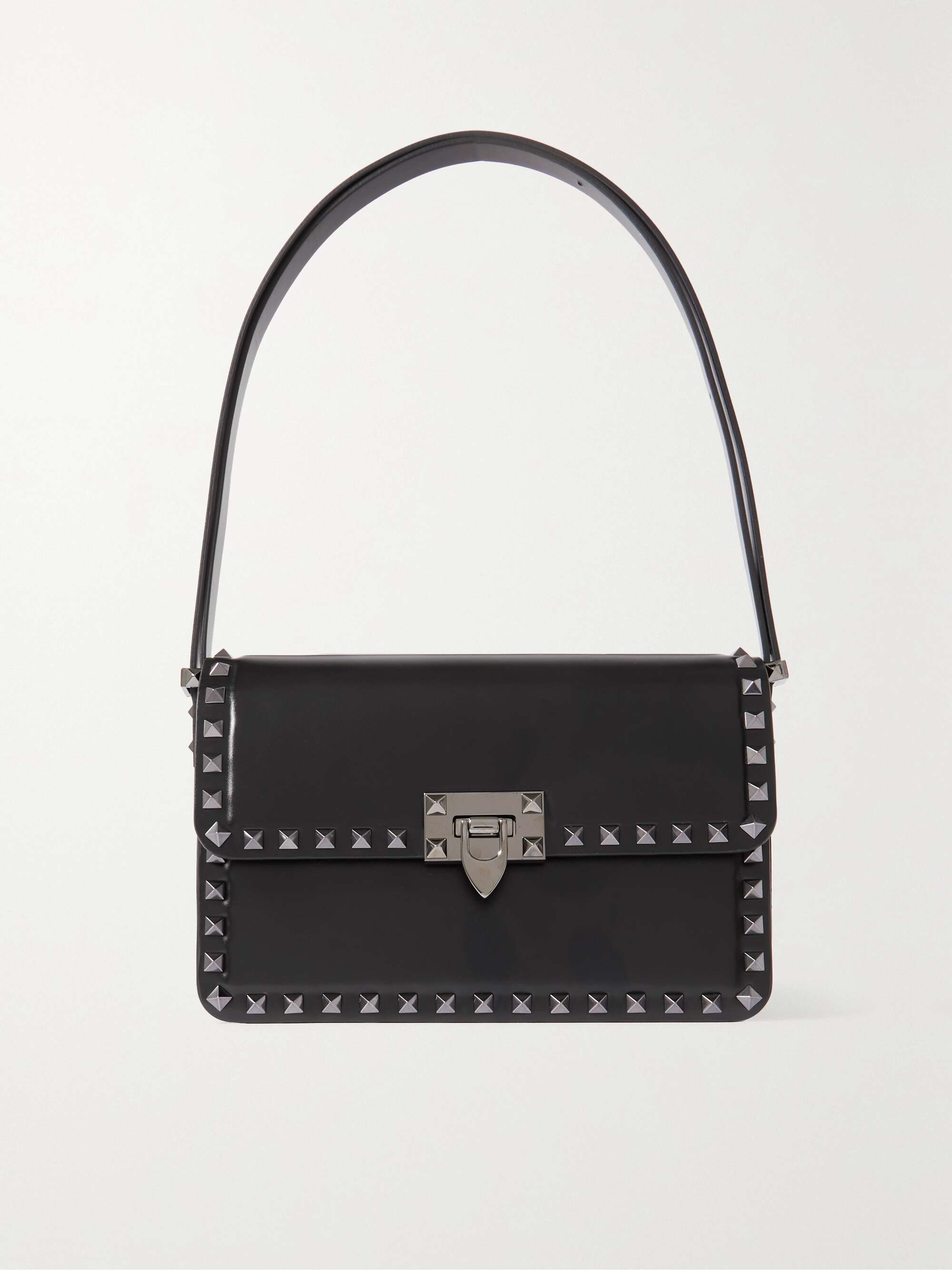 VALENTINO GARAVANI Rockstud23 leather shoulder bag | NET-A-PORTER