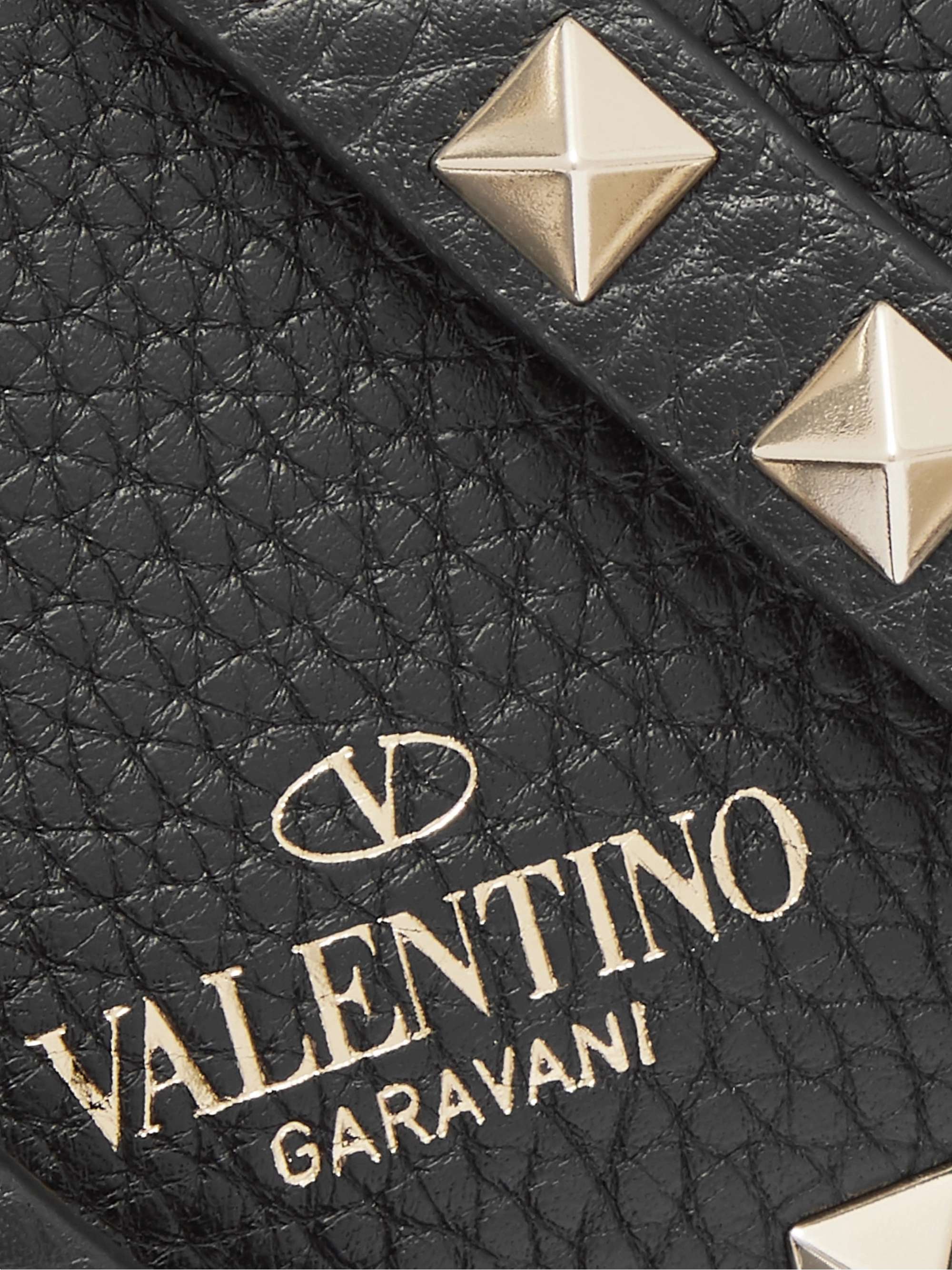 VALENTINO GARAVANI Valentino Garavani The Rockstud texturedleather