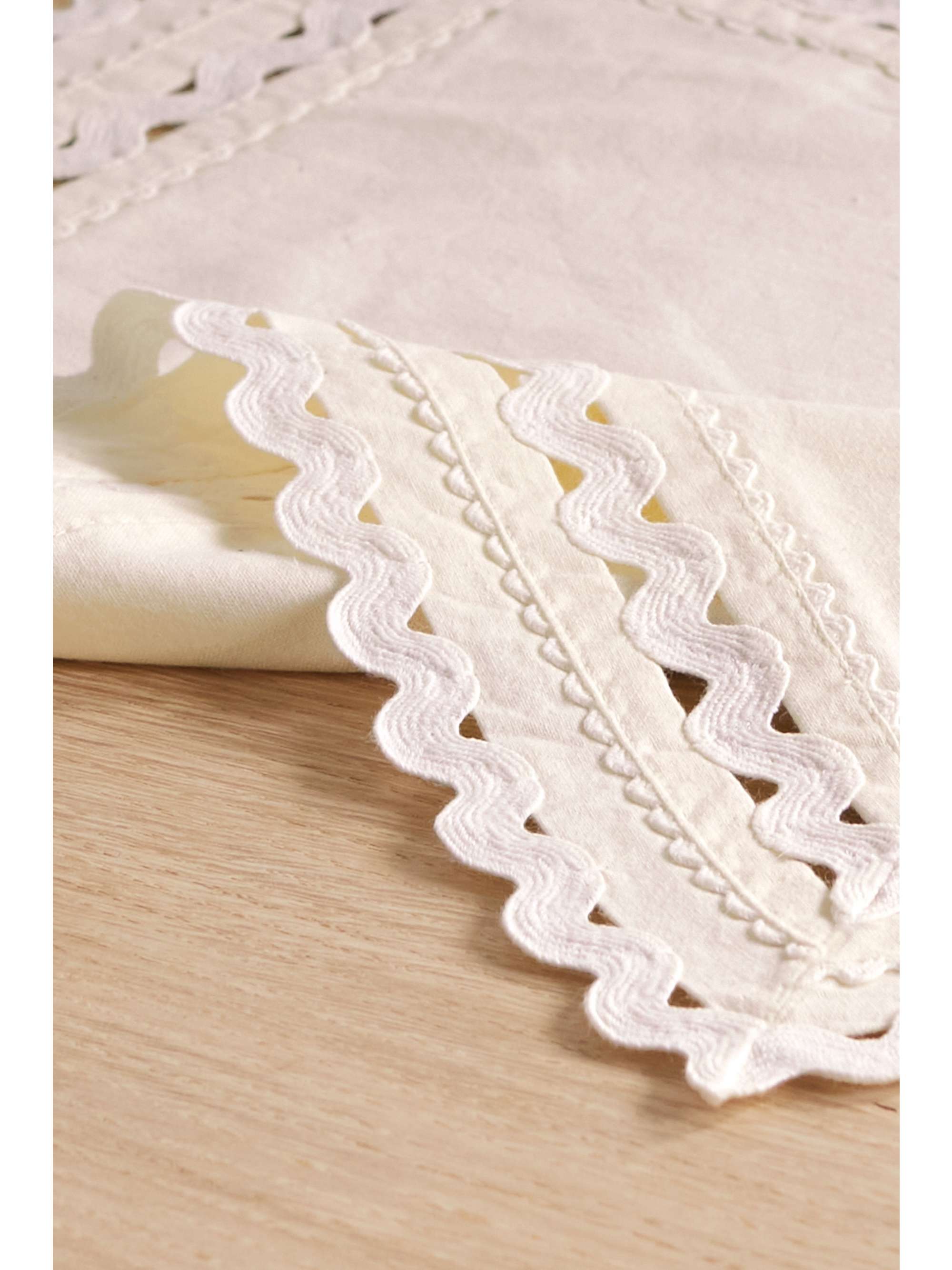 SEA Ryleigh ric ractrimmed cotton placemat NETAPORTER