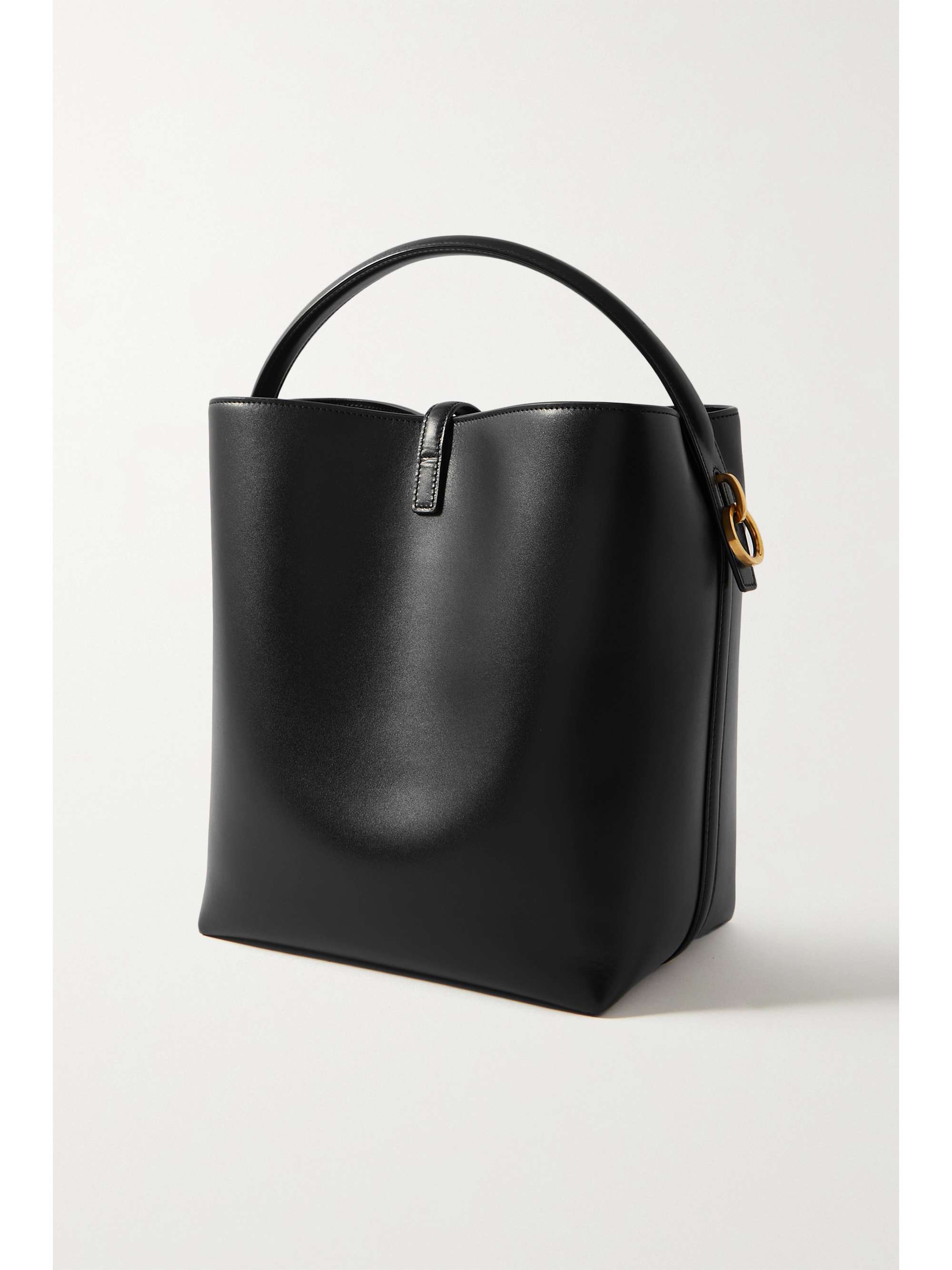 SAINT LAURENT Le 37 leather bucket bag | NET-A-PORTER