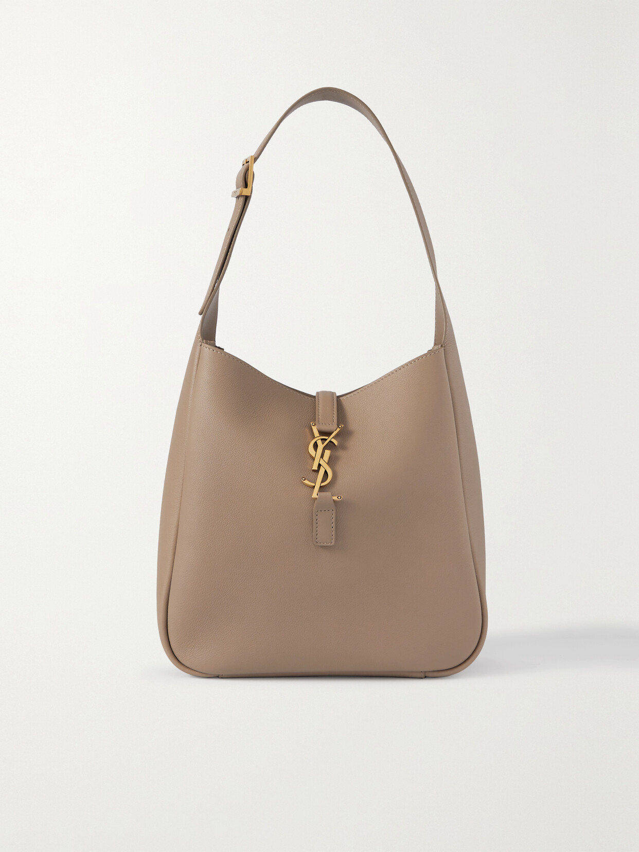 SAINT LAURENT - Le 5 À 7 Small Leather Shoulder Bag - Neutrals