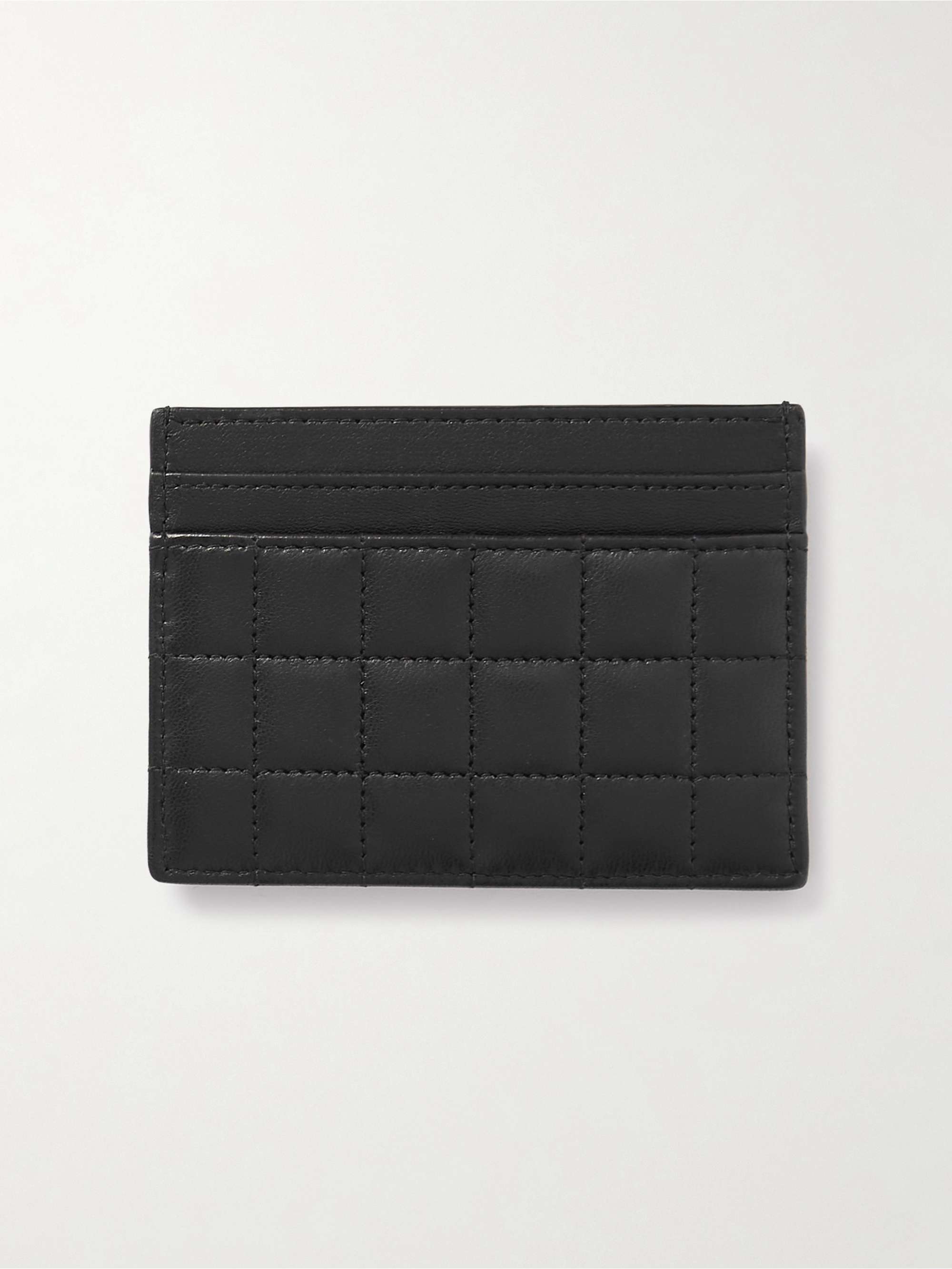SAINT LAURENT Cassandre matelassé quilted leather cardholder