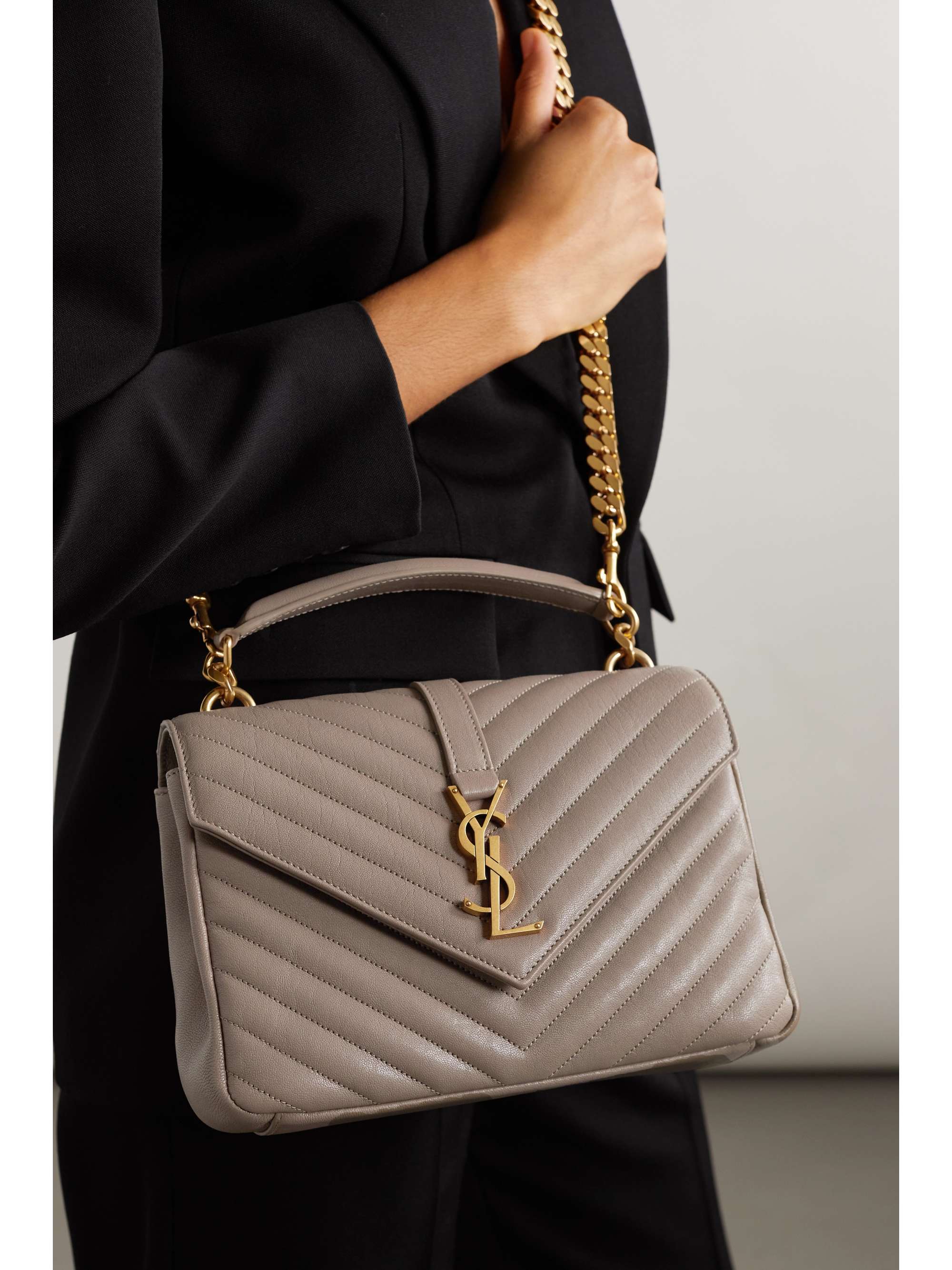 SAINT LAURENT Cassandre quilted leather tote NETAPORTER KW