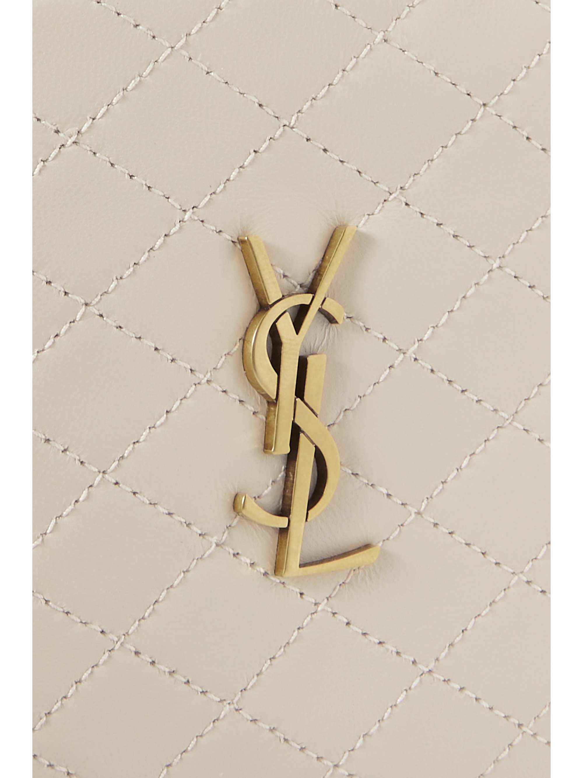 SAINT LAURENT Gaby quilted leather shoulder bag