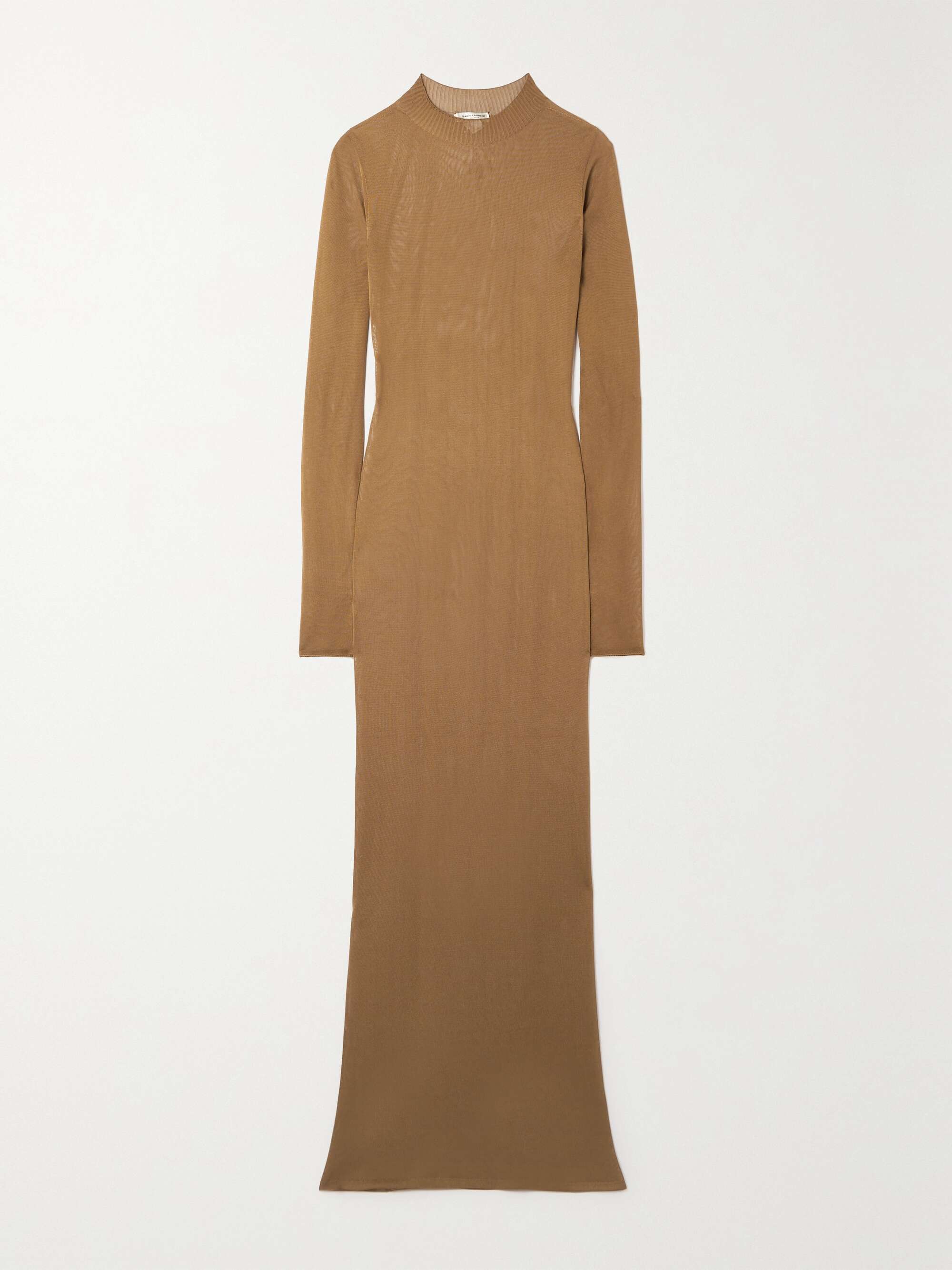SAINT LAURENT Knitted Maxi Dress NET A PORTER saint-laurent-knitted-maxi-dress-net-a-porter