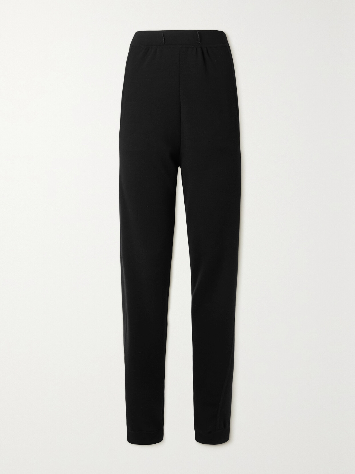 SAINT LAURENT - Wool Tapered Sweatpants - Black