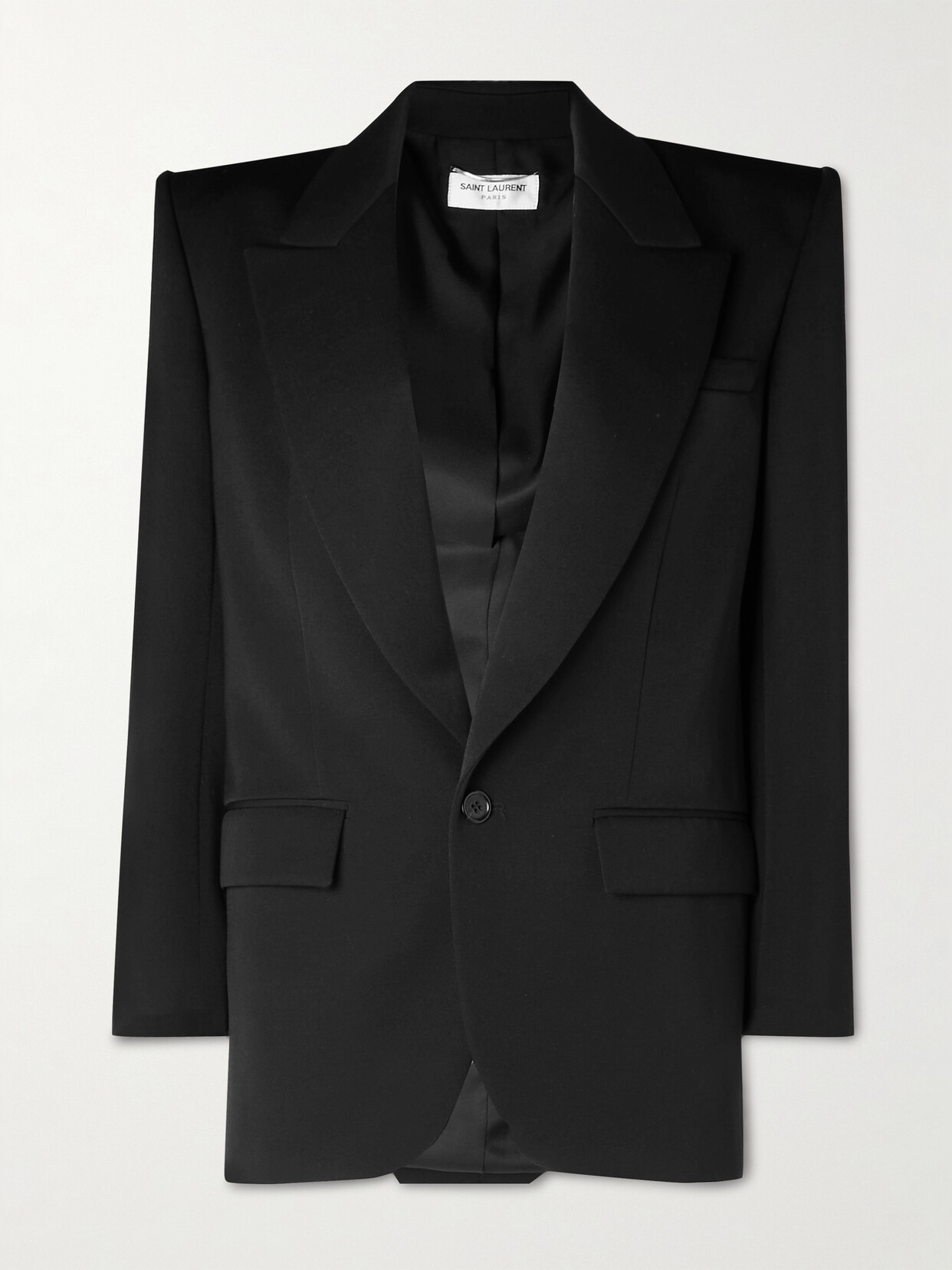 SAINT LAURENT - Wool Blazer - Black