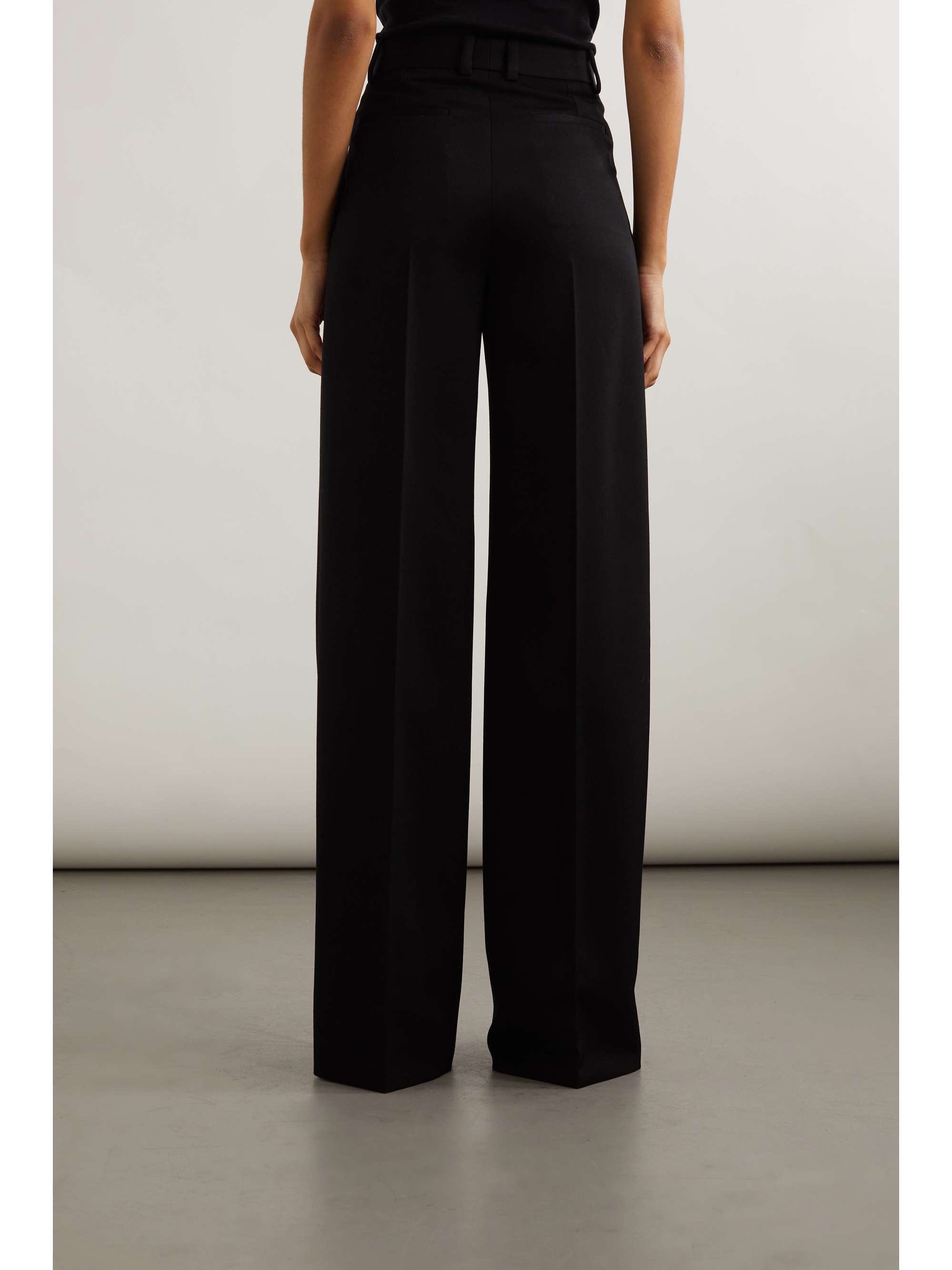 SAINT LAURENT Pantalon large en satin