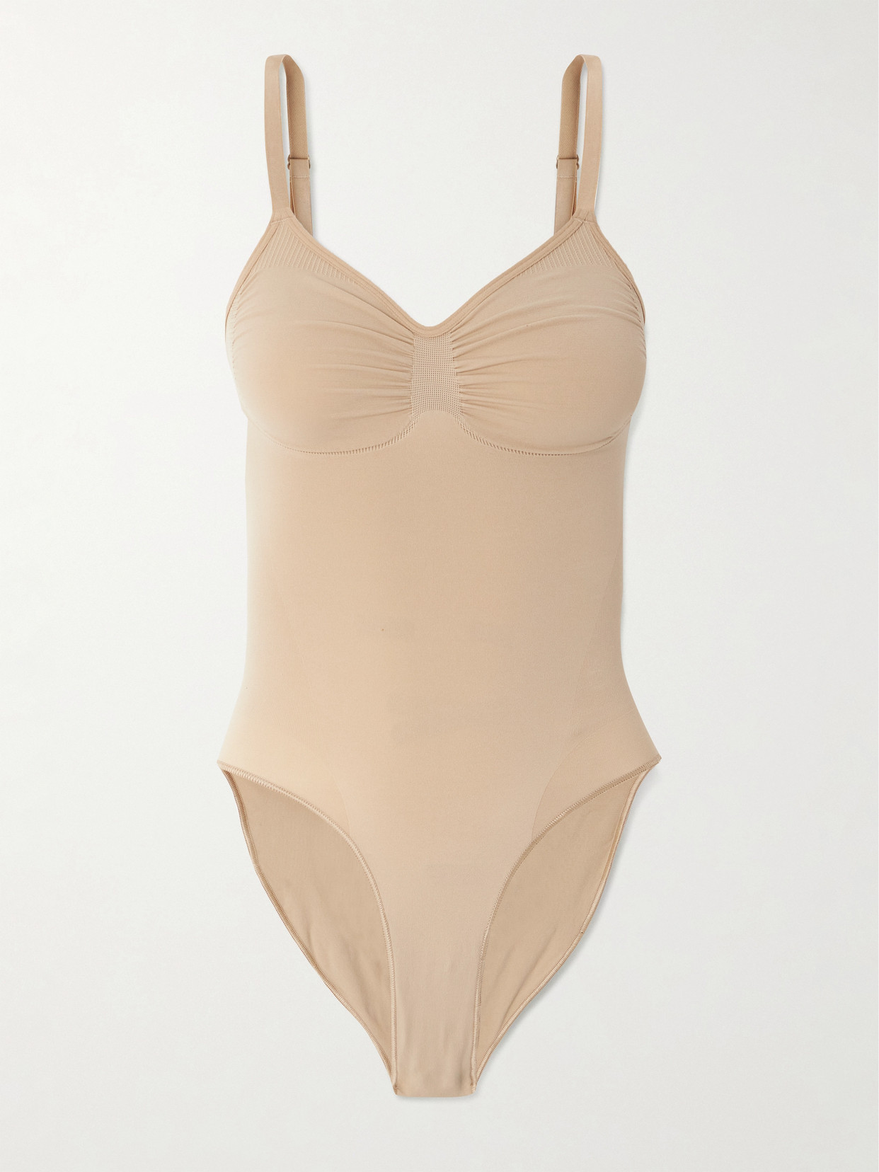 Skims Seamless Sculpt Brief Bodysuit In Neutrals