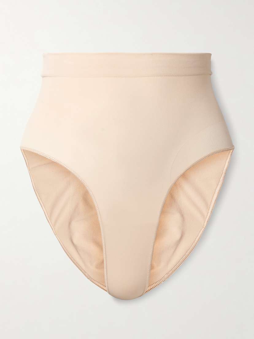 Skims Seamless Sculpt Mid Waist Briefs - Sand