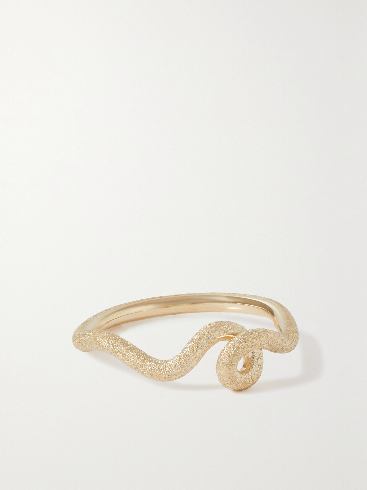 BEA BONGIASCA WAVE 9-KARAT GOLD RING