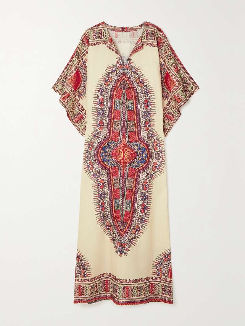 Fortela Amira Printed Cotton Kaftan