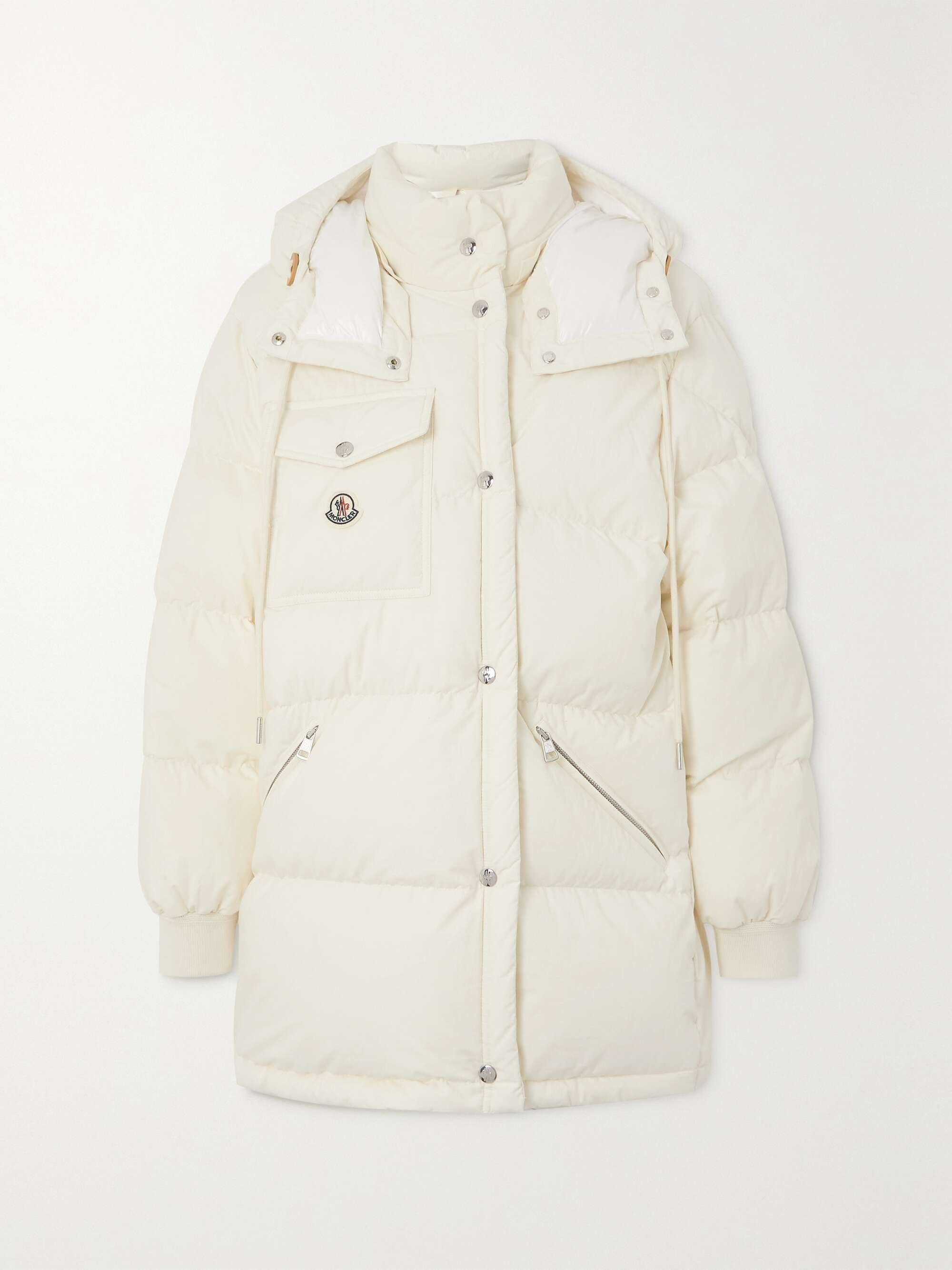 MONCLER Karakorum hooded quilted cotton down jacket | NET-A-PORTER