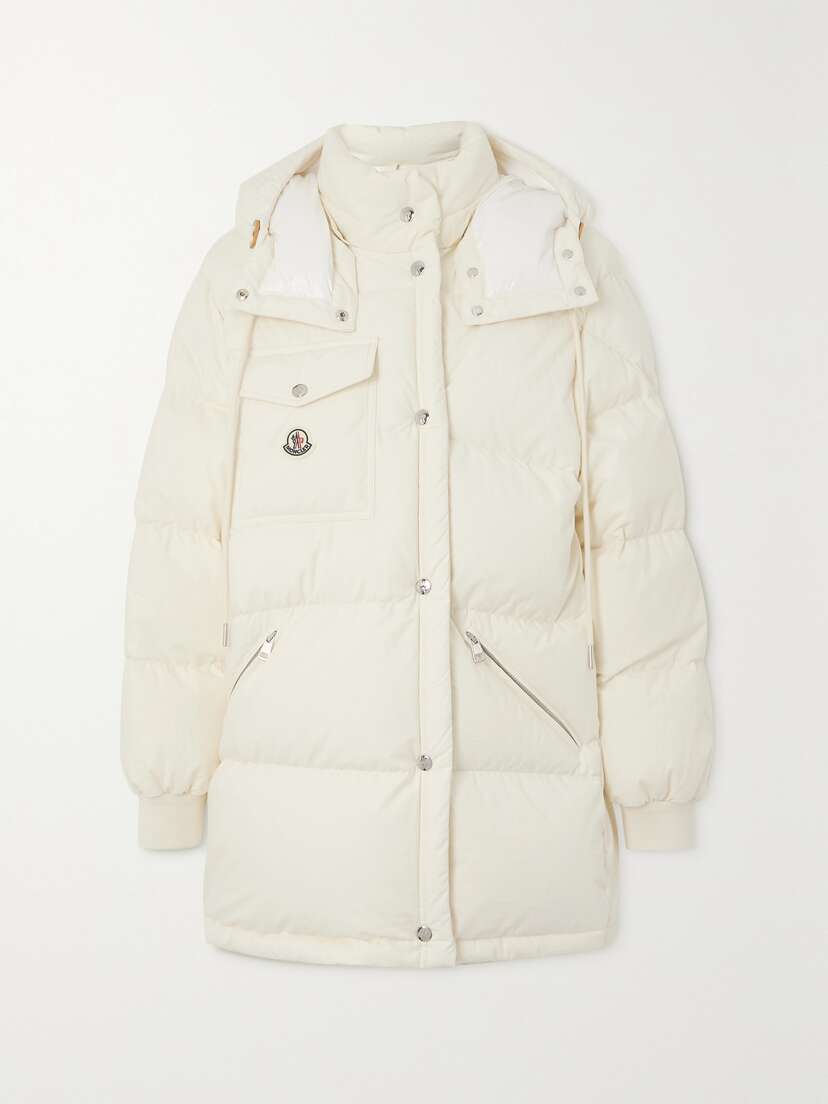 Moncler Karakorum Hooded Quilted Cotton Down Jacket