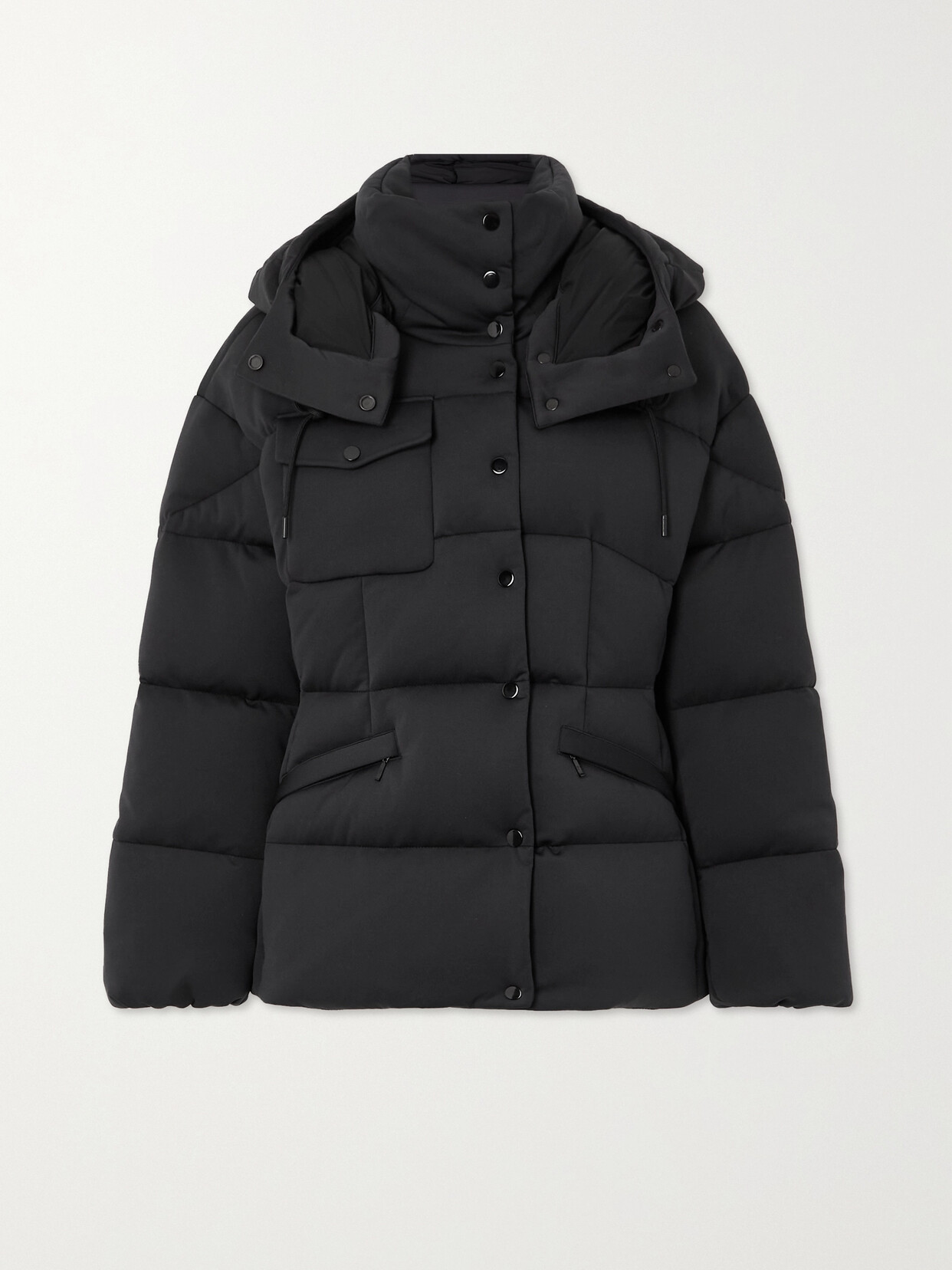 Moncler - Karakorum Hooded Quilted Tech-jersey Down Jacket - Black