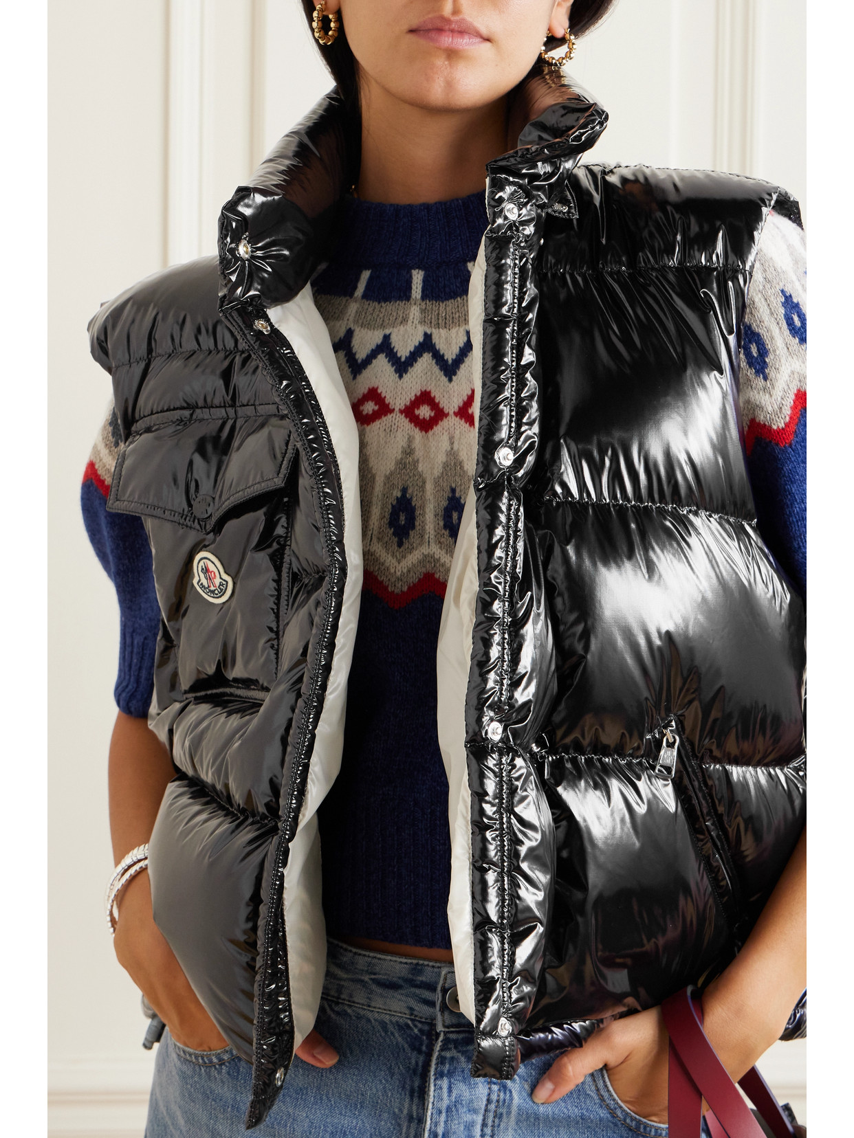 Shop Moncler Karakorum Convertible Hooded Quilted Glossed-ripstop Down Jacket In Black