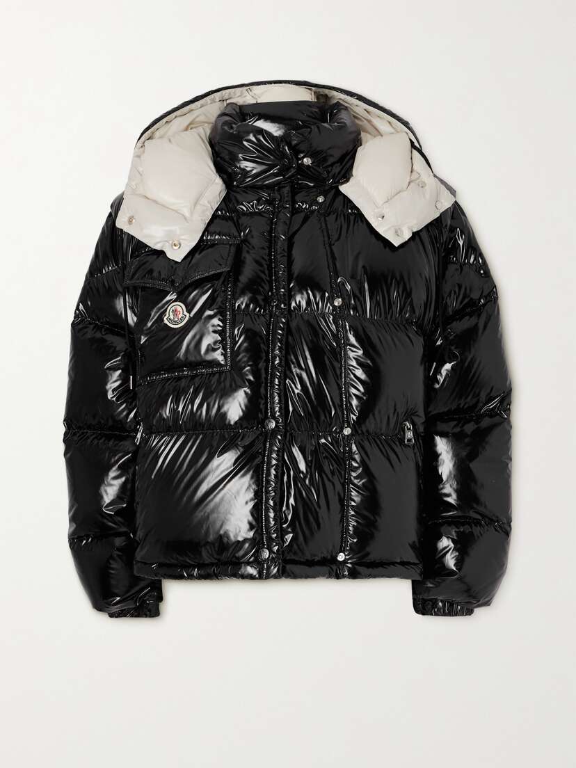 Moncler Karakorum Convertible Hooded Quilted Glossed-ripstop Down Jacket